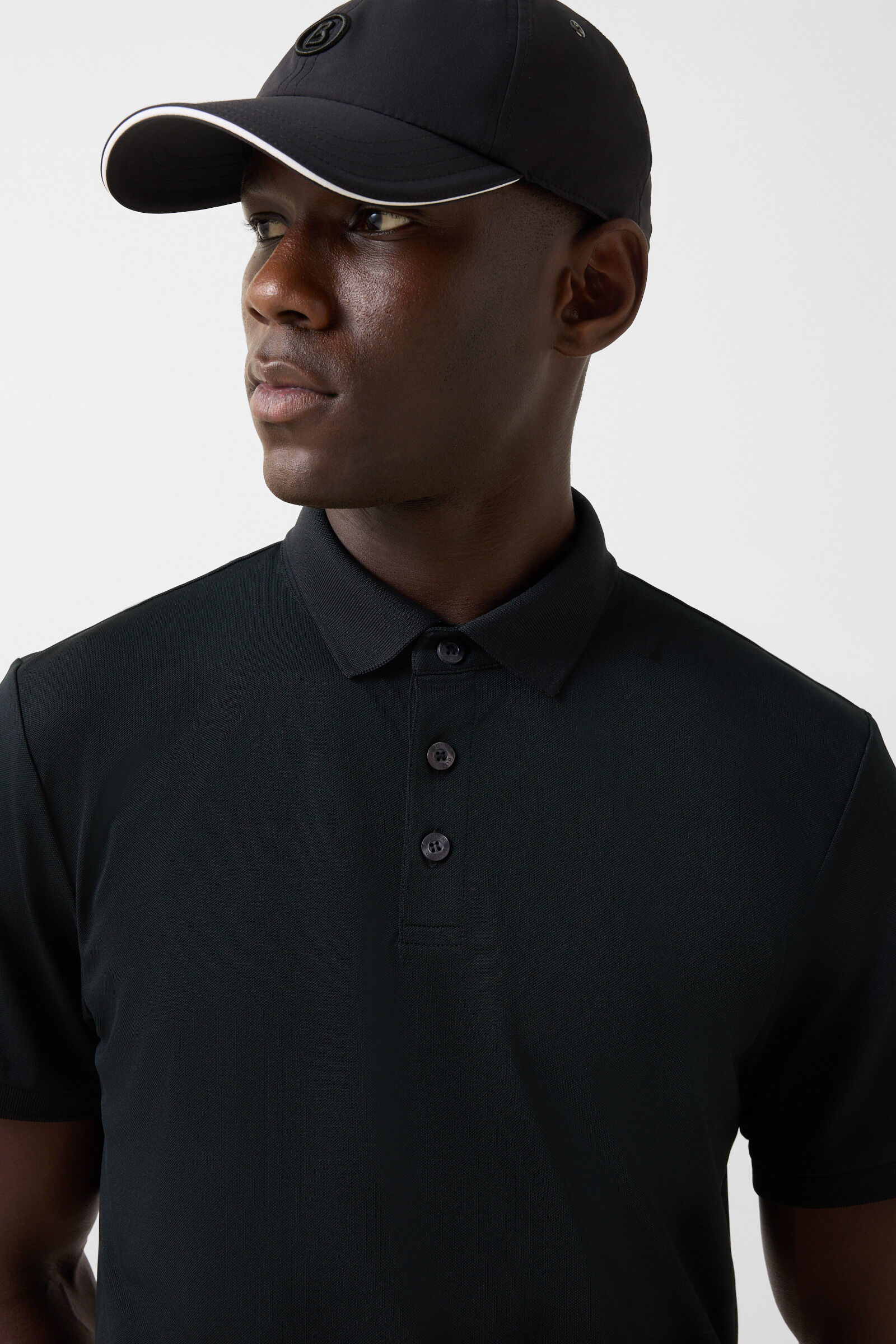 Daniel functional short-sleeved top Black