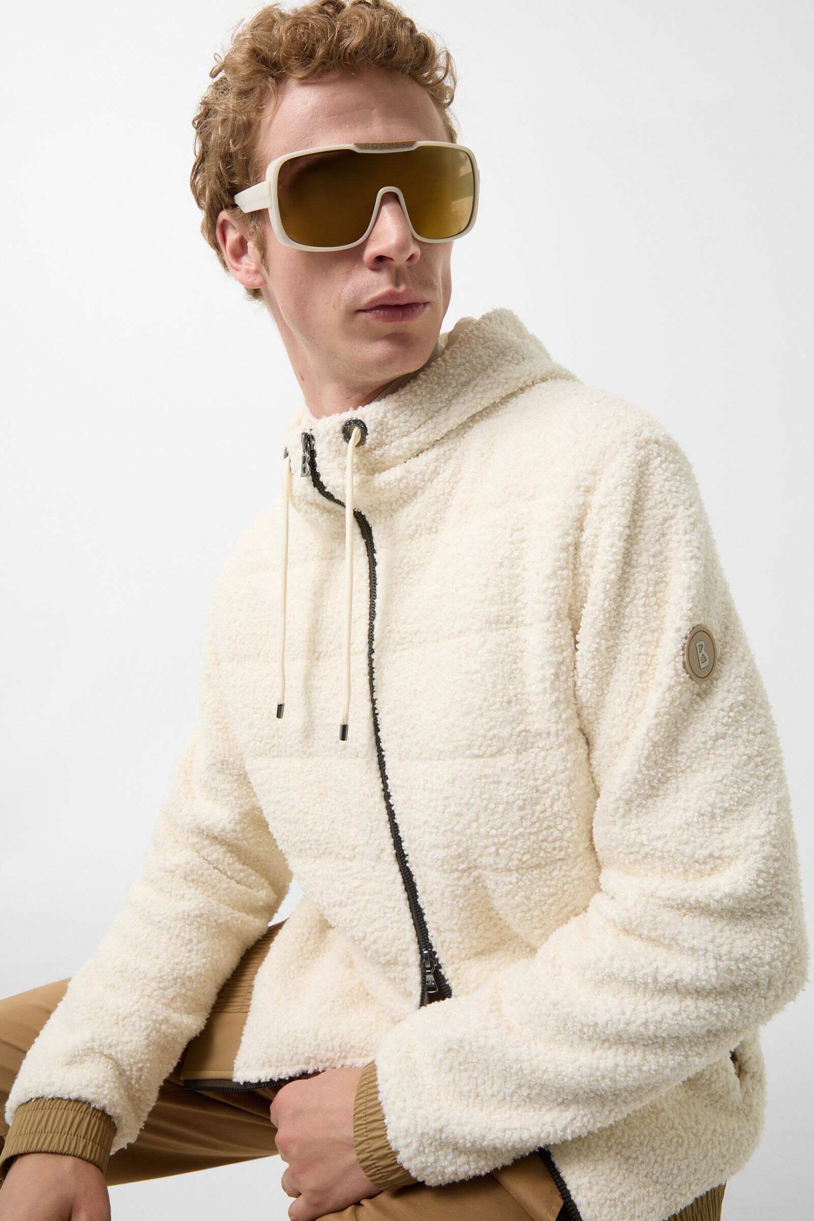 BOGNER Ethan Teddy fur jacket for men