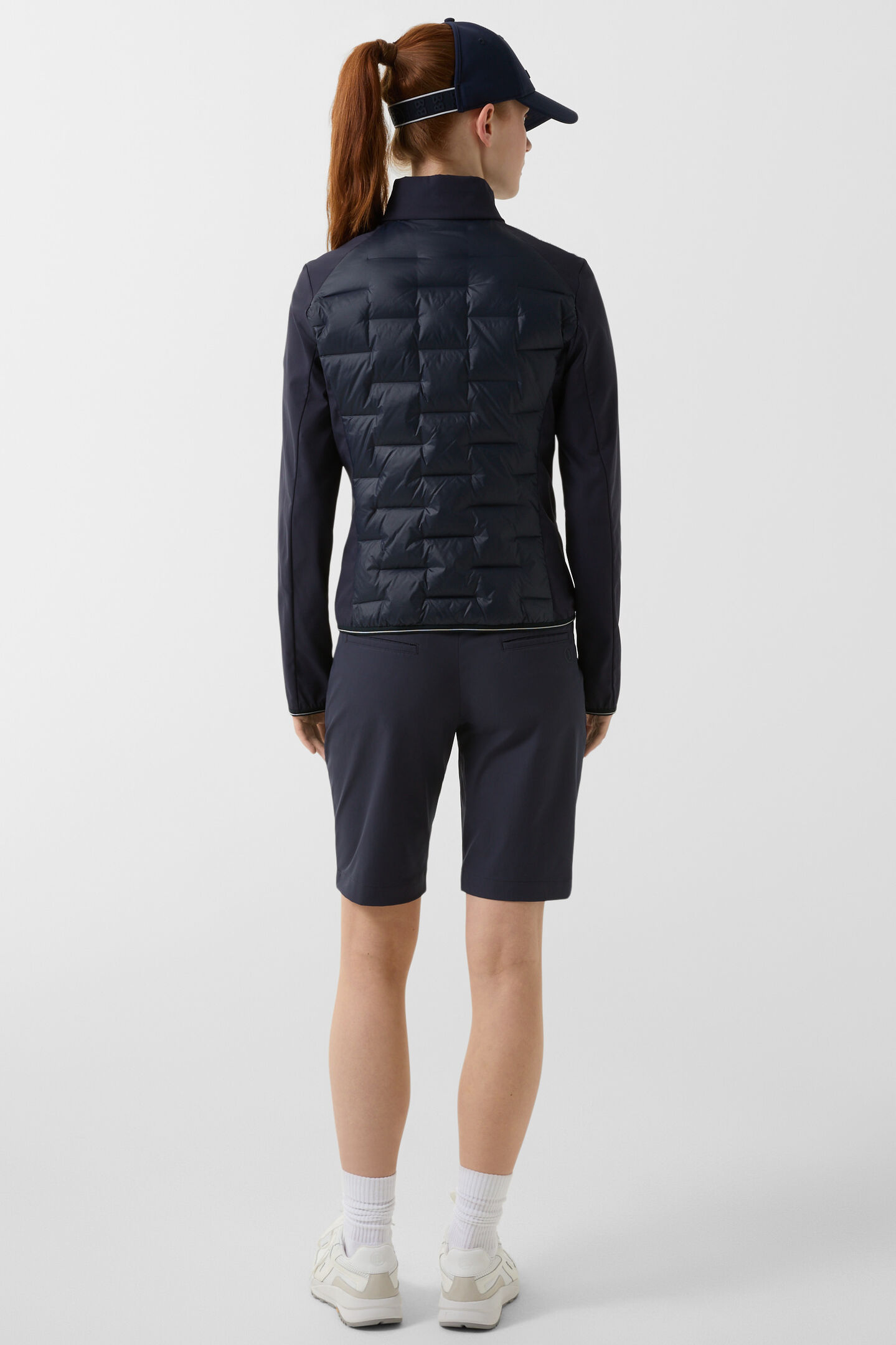 Loria hybrid down jacket Navy blue