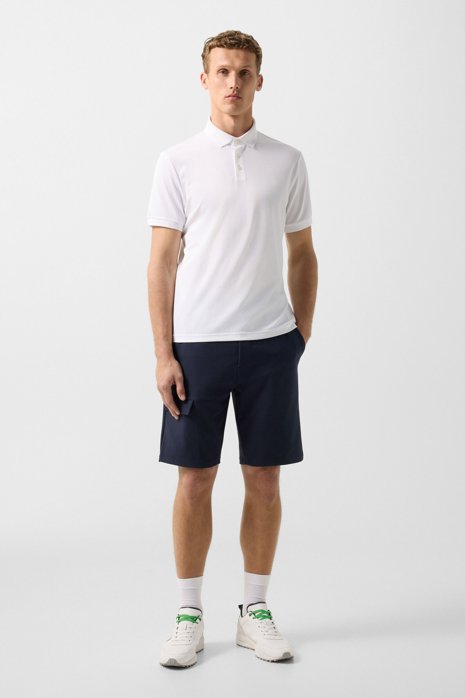 Daniel functional short-sleeved top White