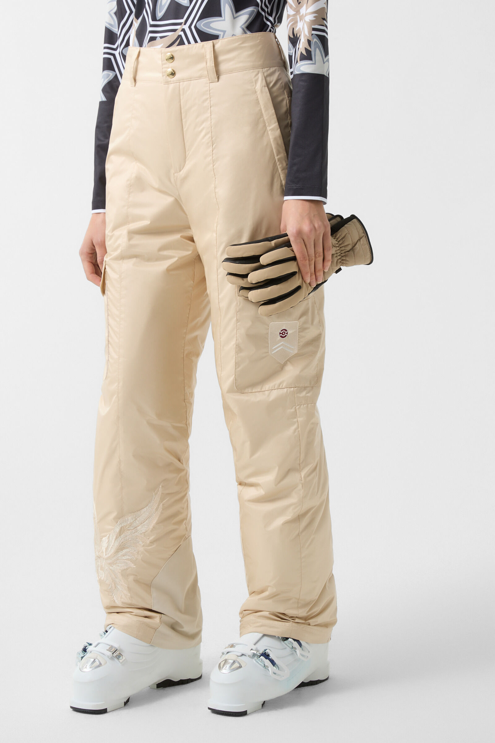 Amika ski pants Beige