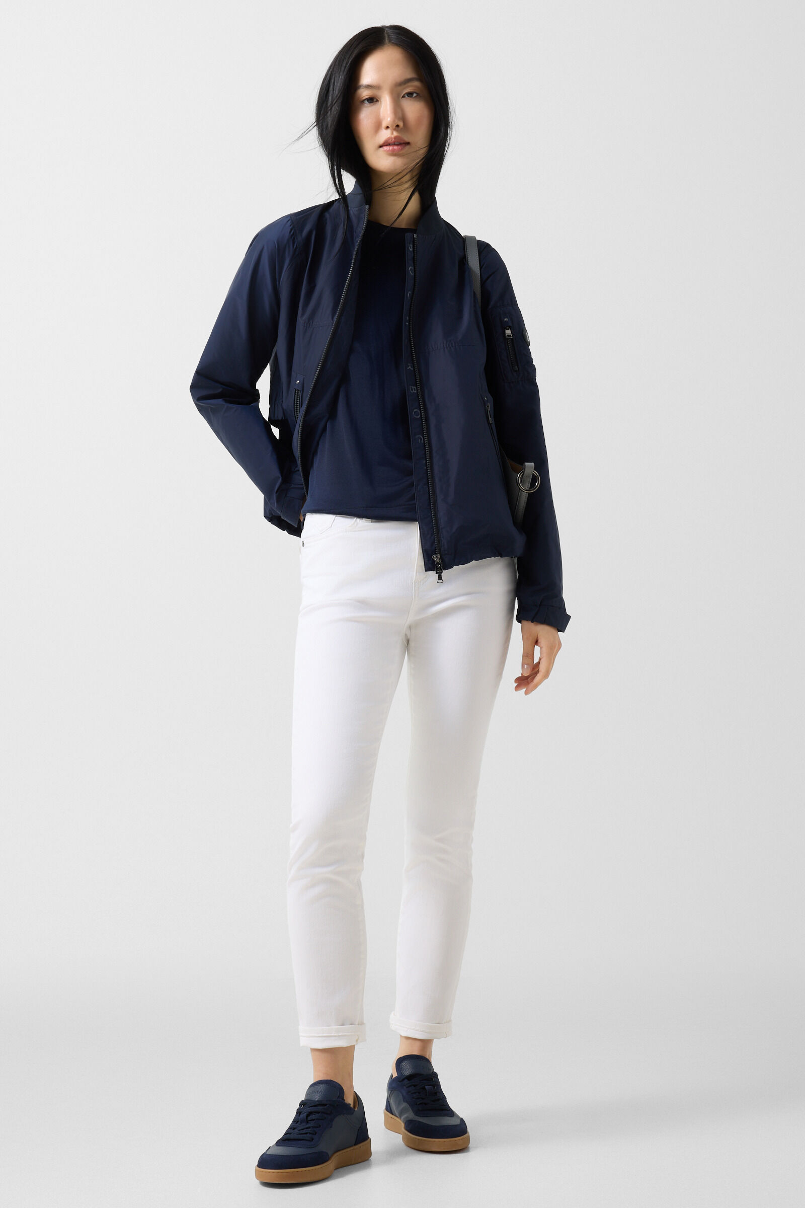 Silk shirt Sienna Navy blue