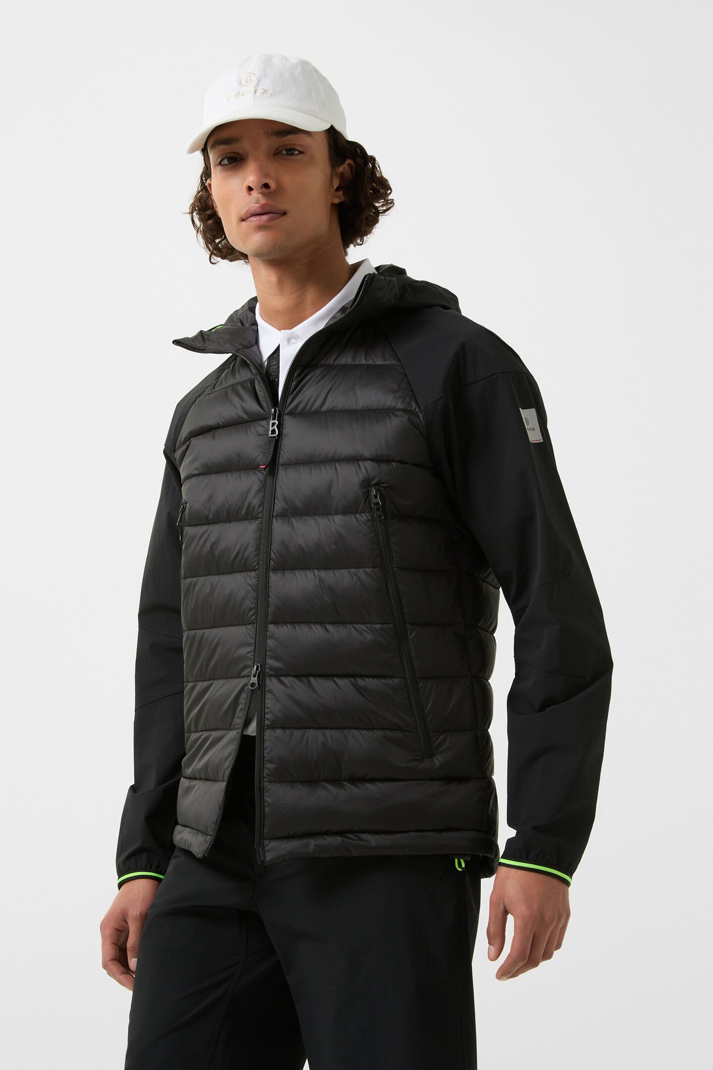 Hybrid-Steppjacke Kegan Schwarz
