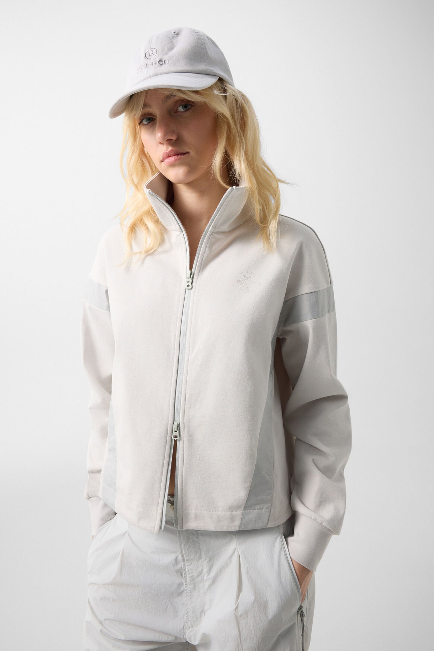 Norina jersey jacket Light grey