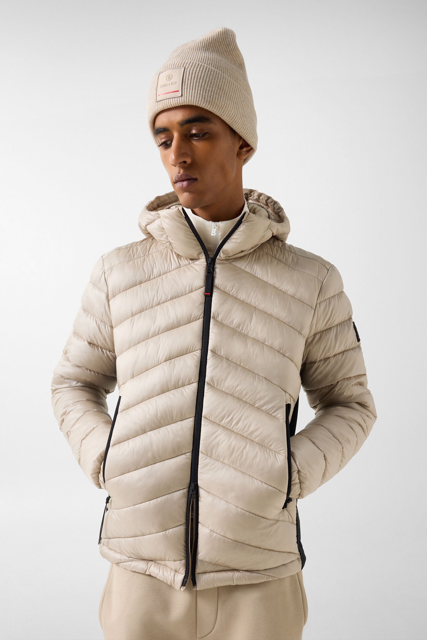 Elvis quilted jacket Beige
