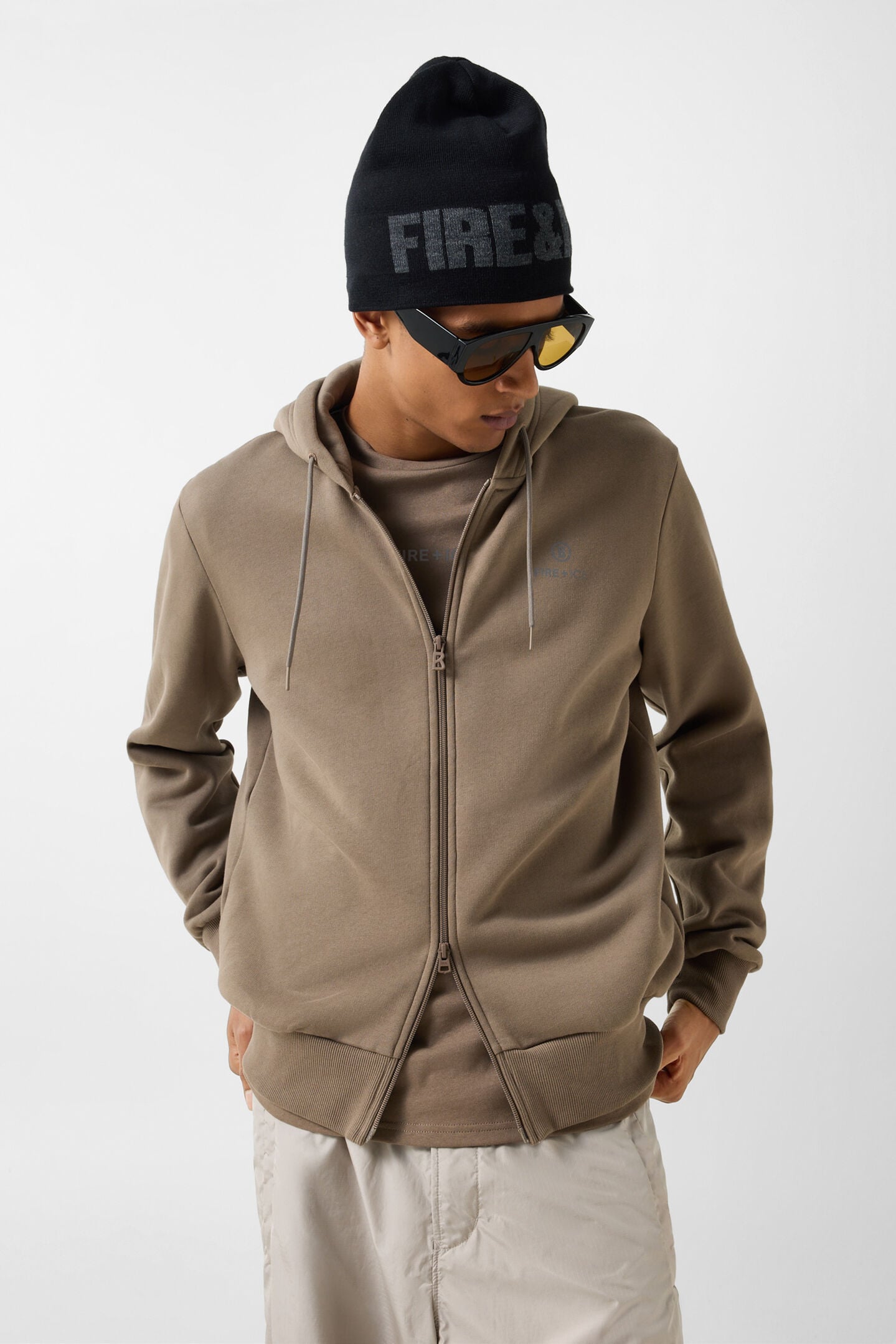 Corbell cotton hoodie jersey jacket Hazel