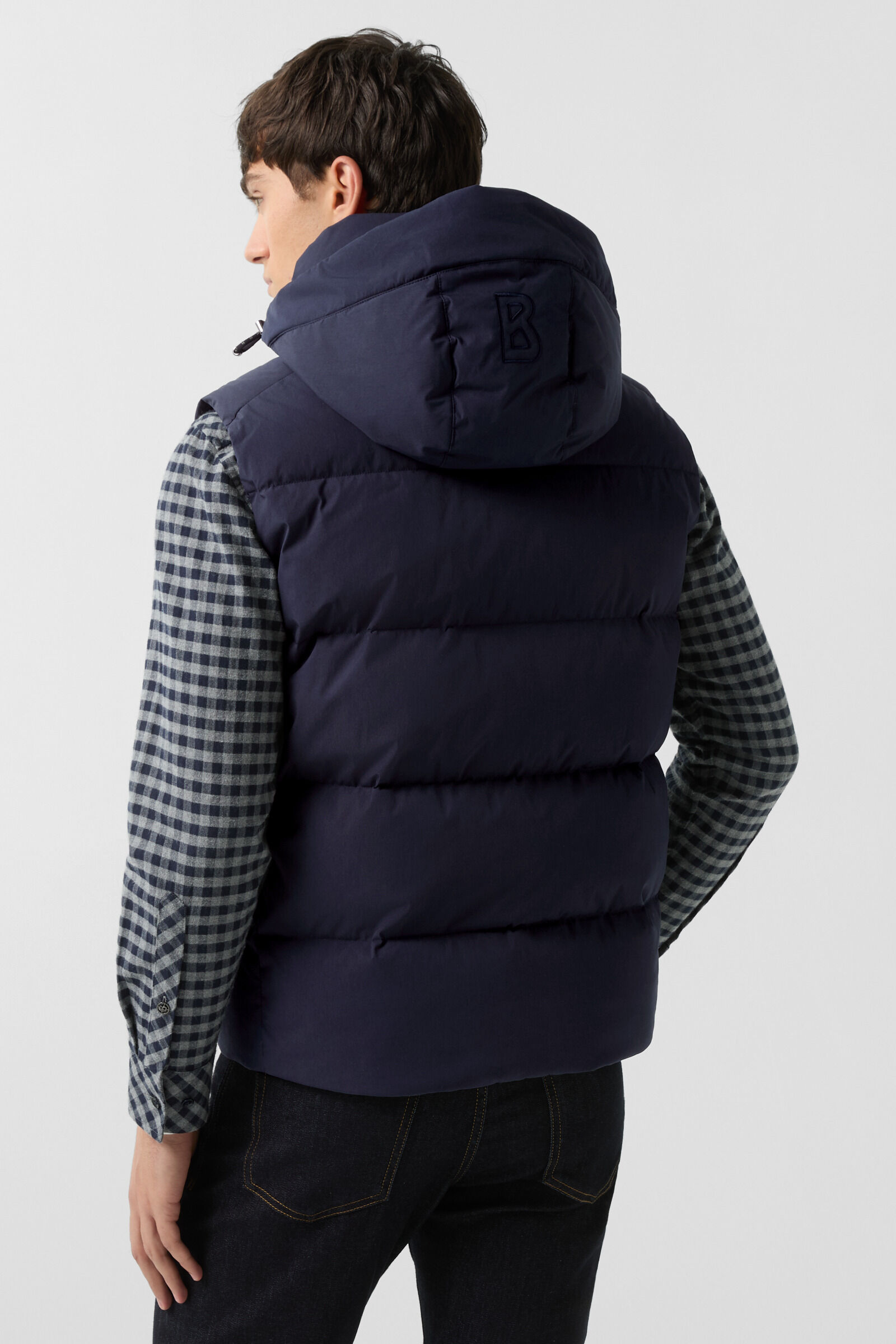 Jimmy down waistcoat Navy blue