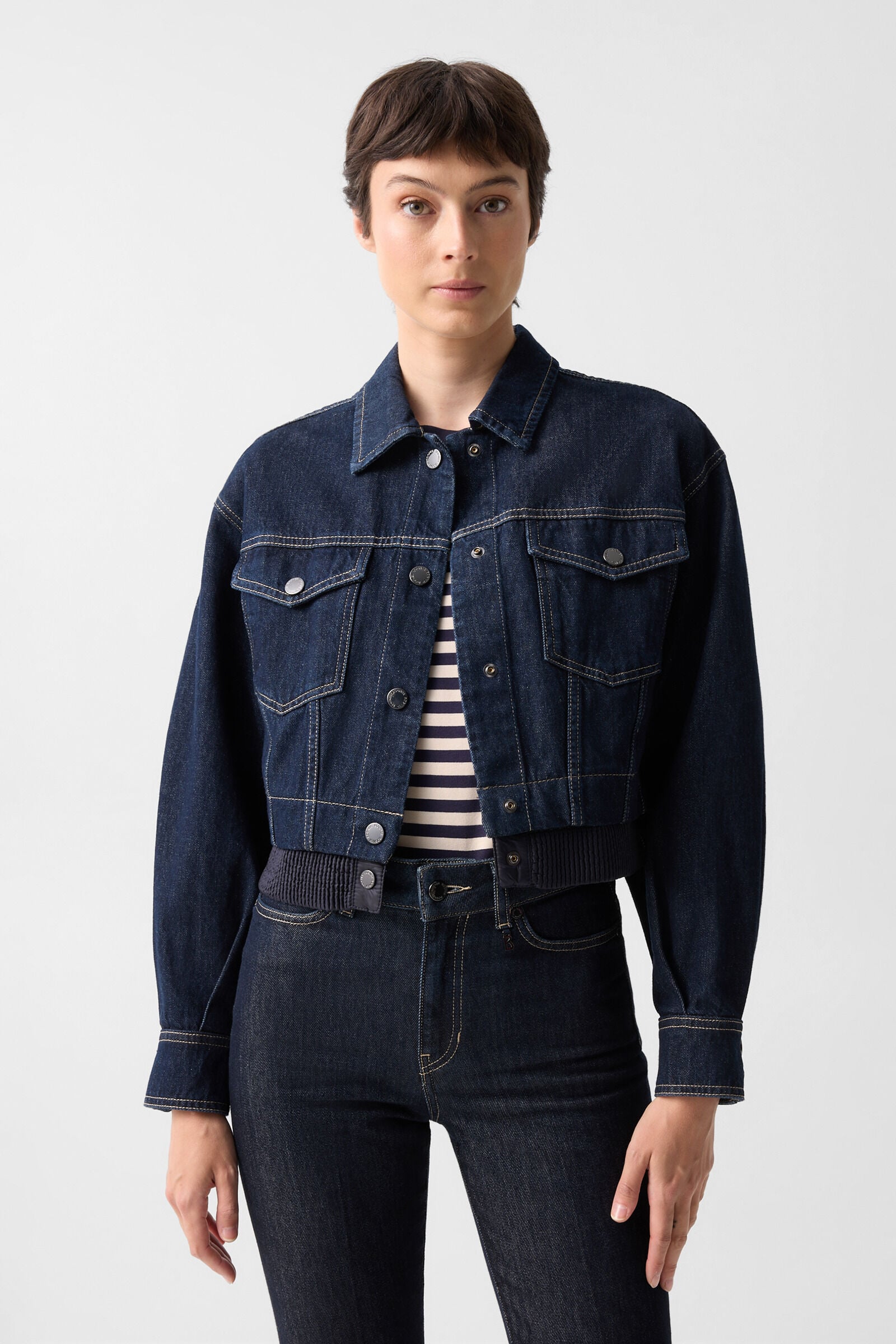 Panya denim jacket Dark Denim Blue
