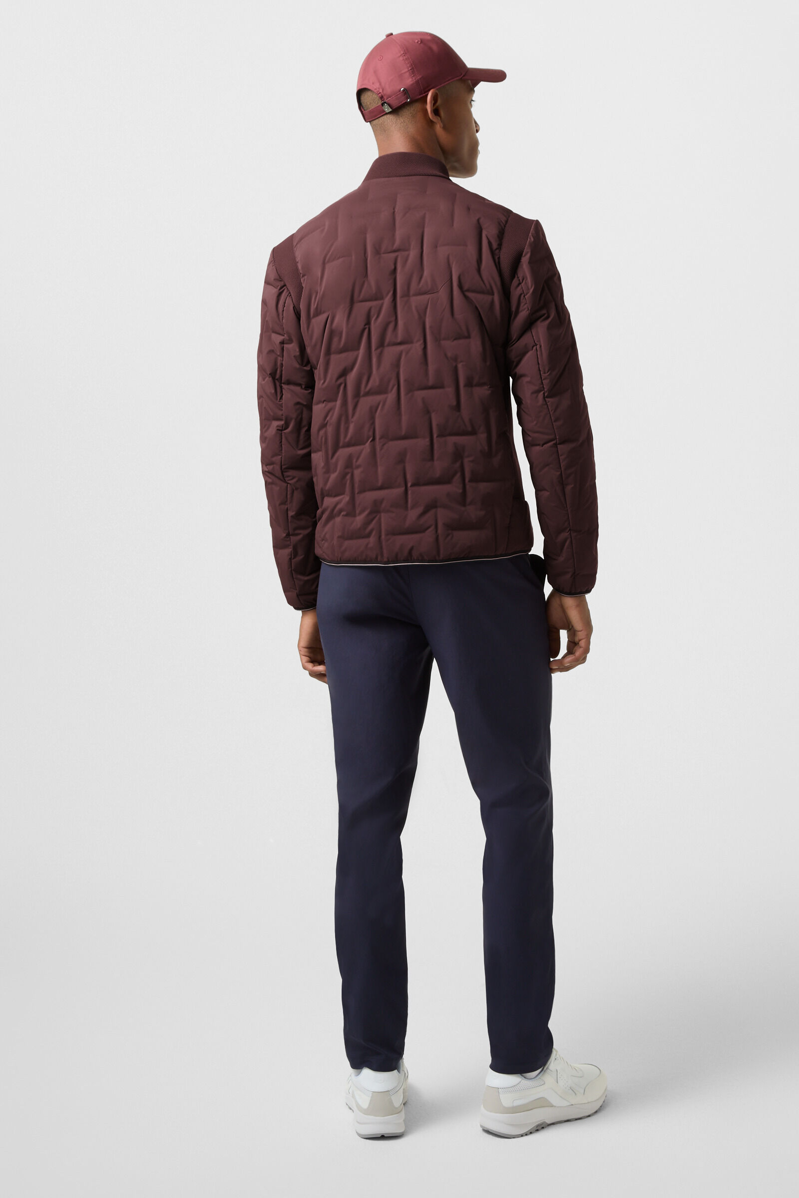 Saschan lightweight down jacket Bordeaux
