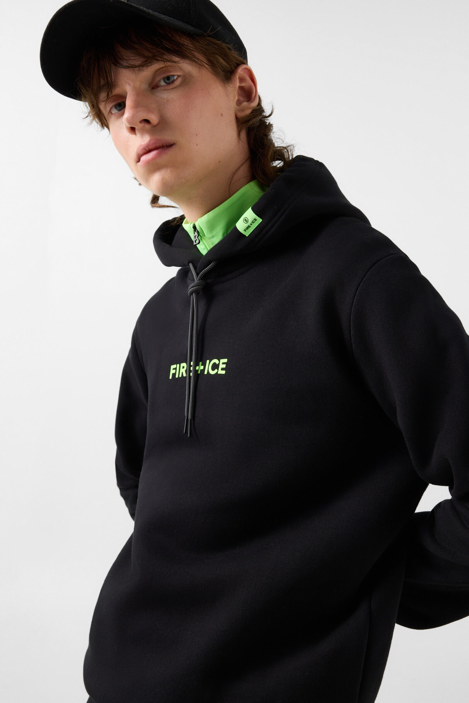 Covell Cotton Hoodie Black