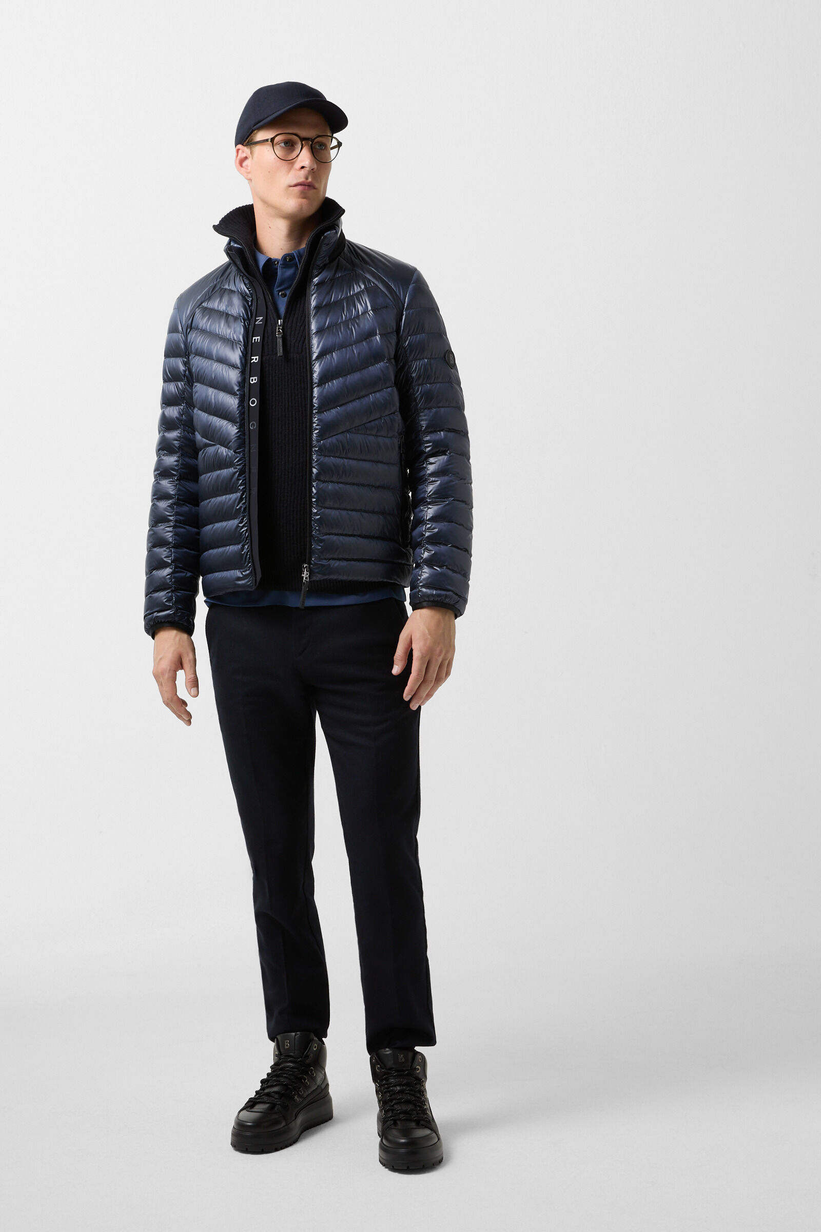 Liman quilted jacket Navy blue