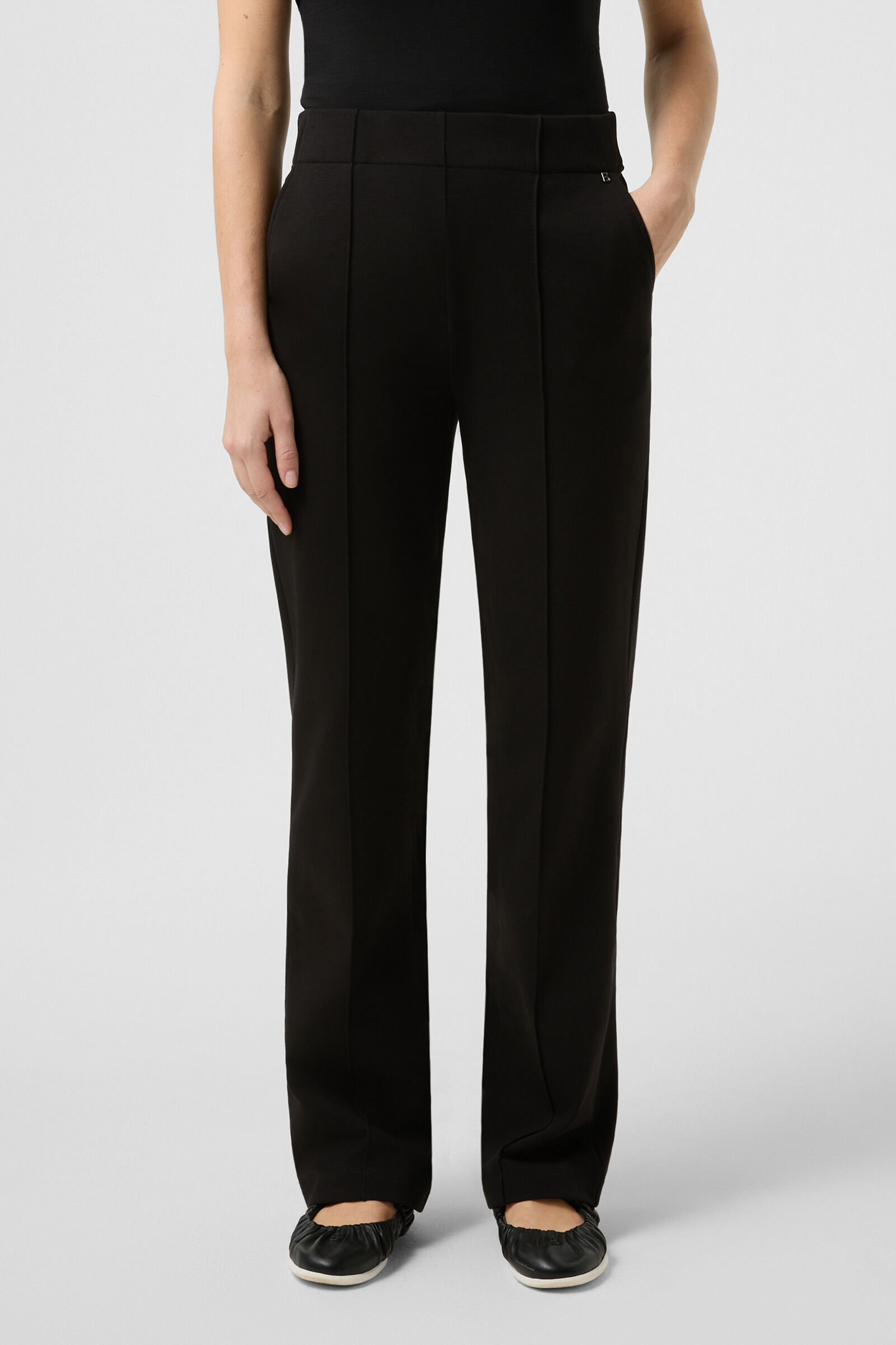Bella jersey trousers Black
