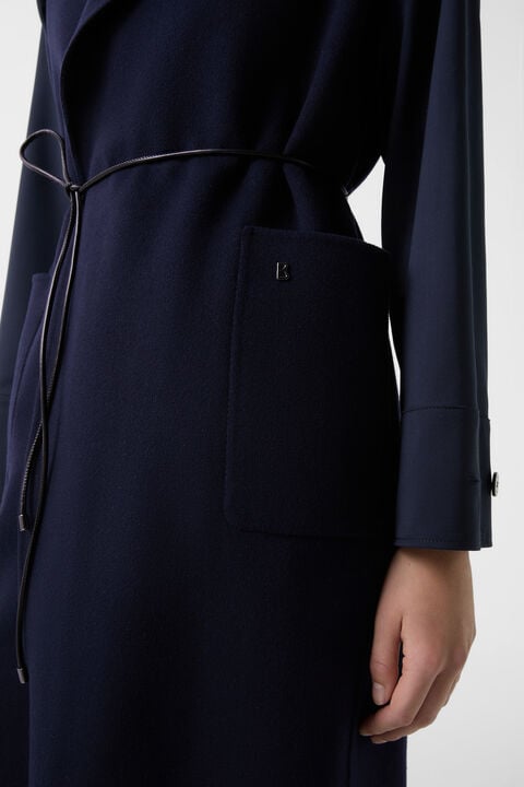 Double-face wool waistcoat Megan Navy blue Double-face wool waistcoat Megan Navy blue