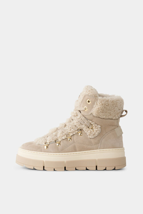 Mid Boots Vaduz mit Spikes Beige