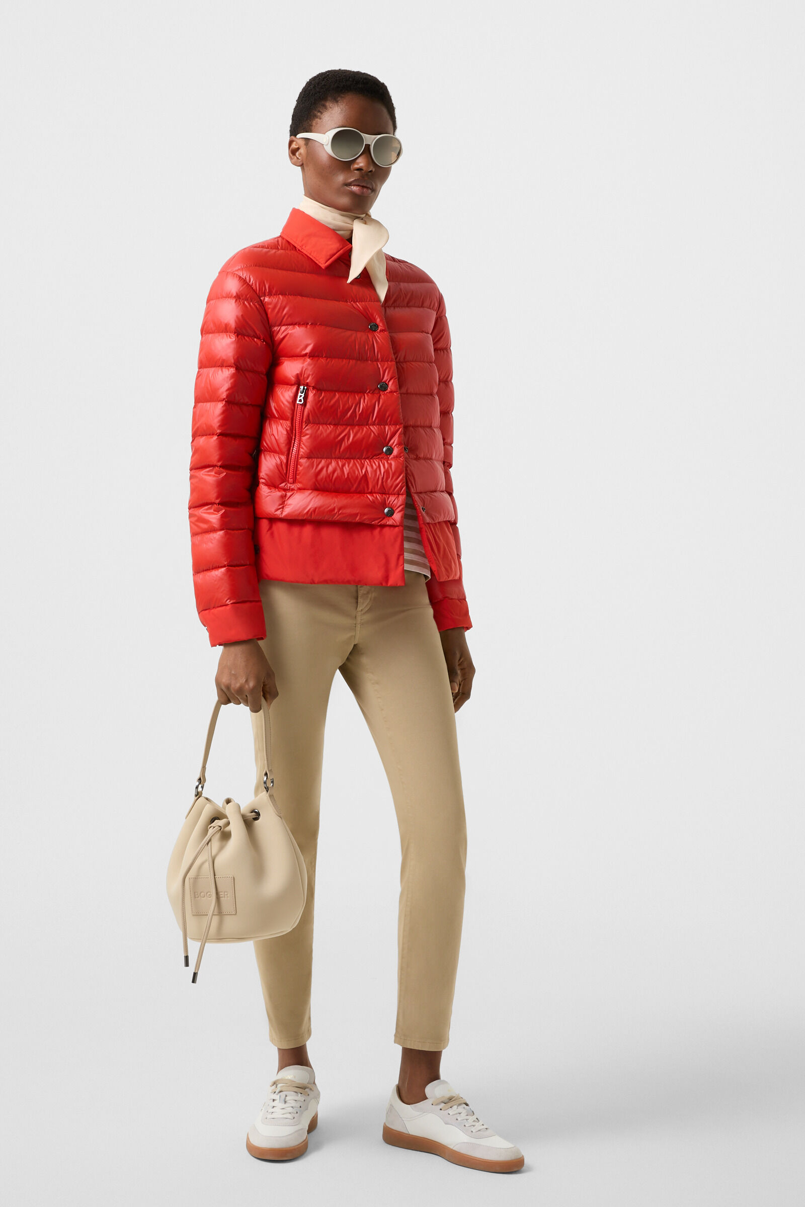 Audrey lightweight down jacket Red