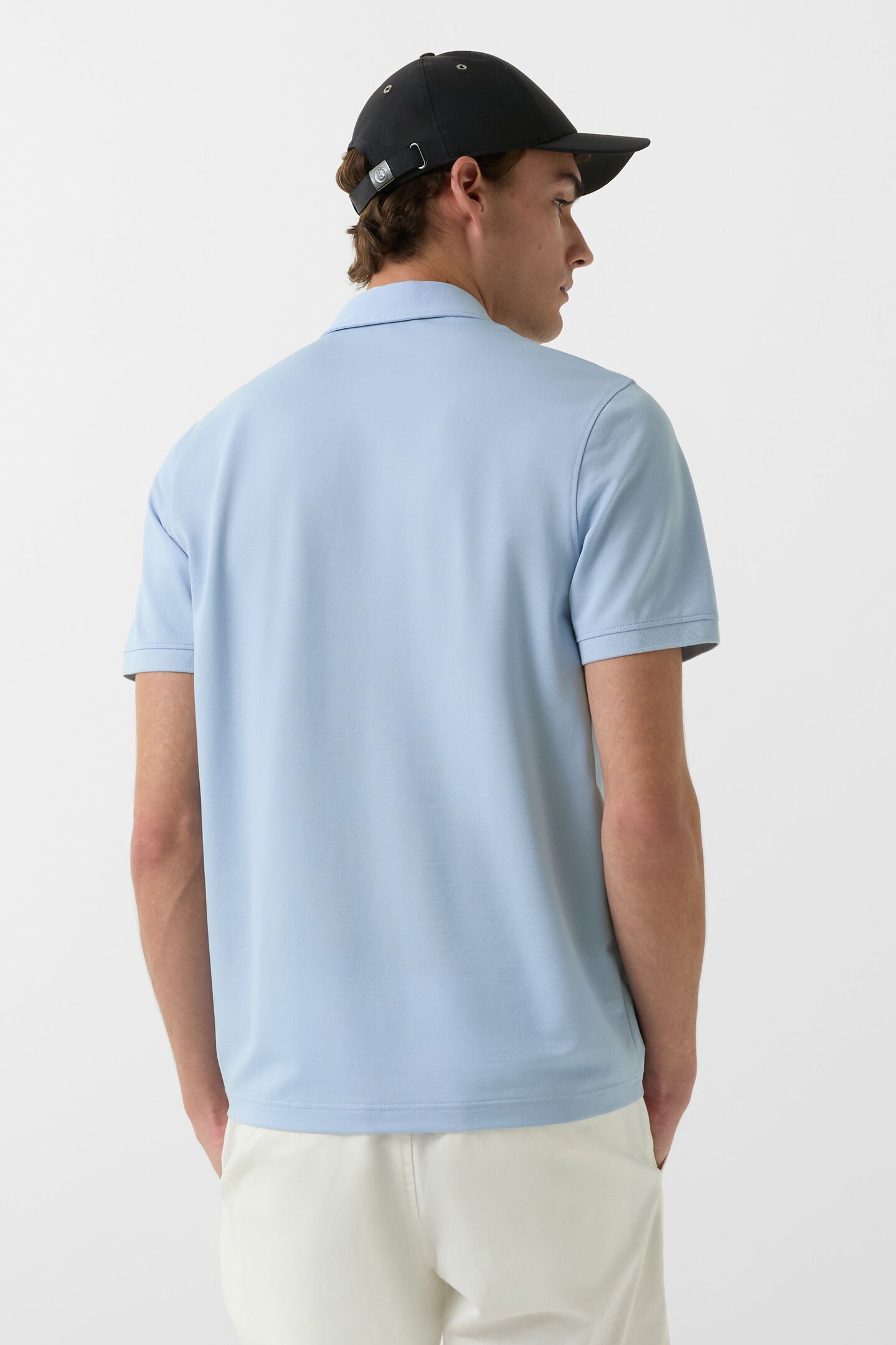 Timo polo shirt Light blue