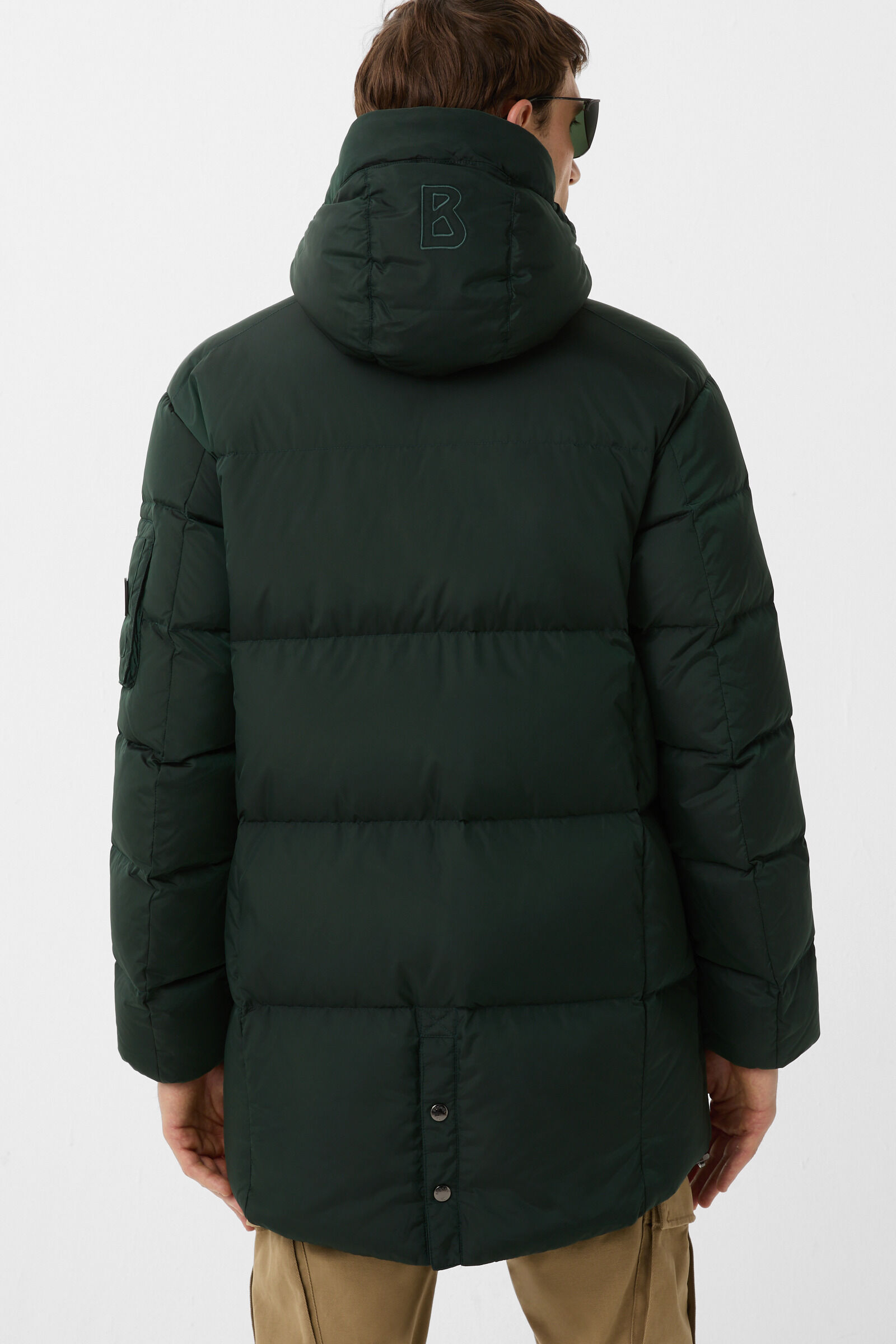 Korte jas Jones dons Donkergroen