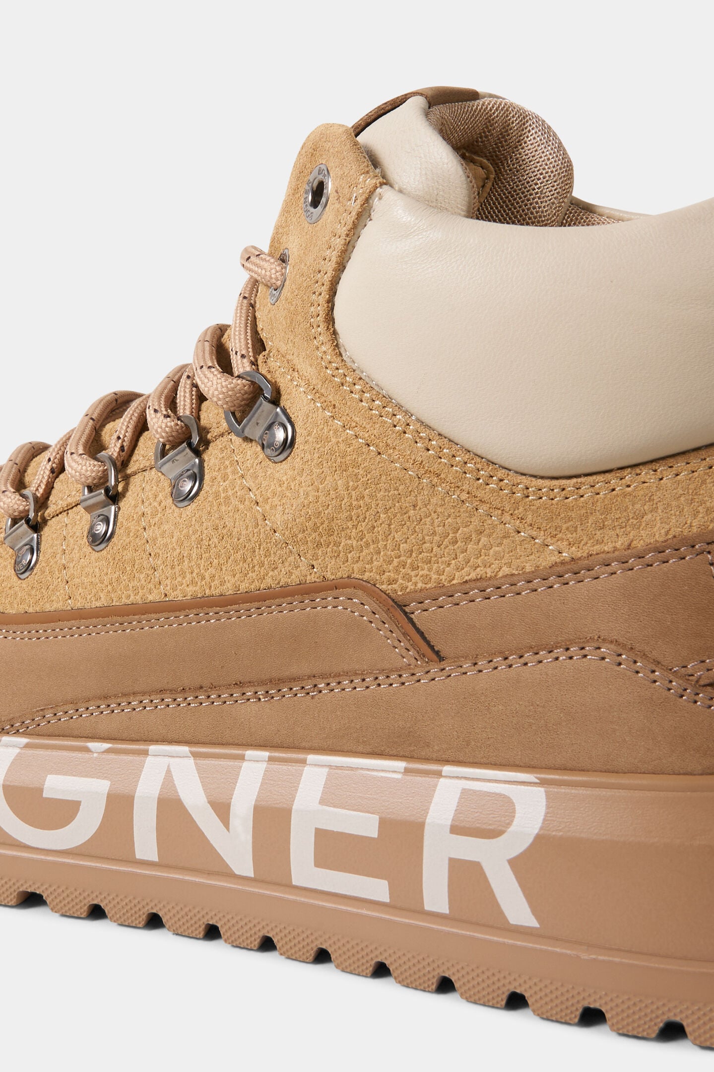 Antwerp high-top sneakers Brown/Camel