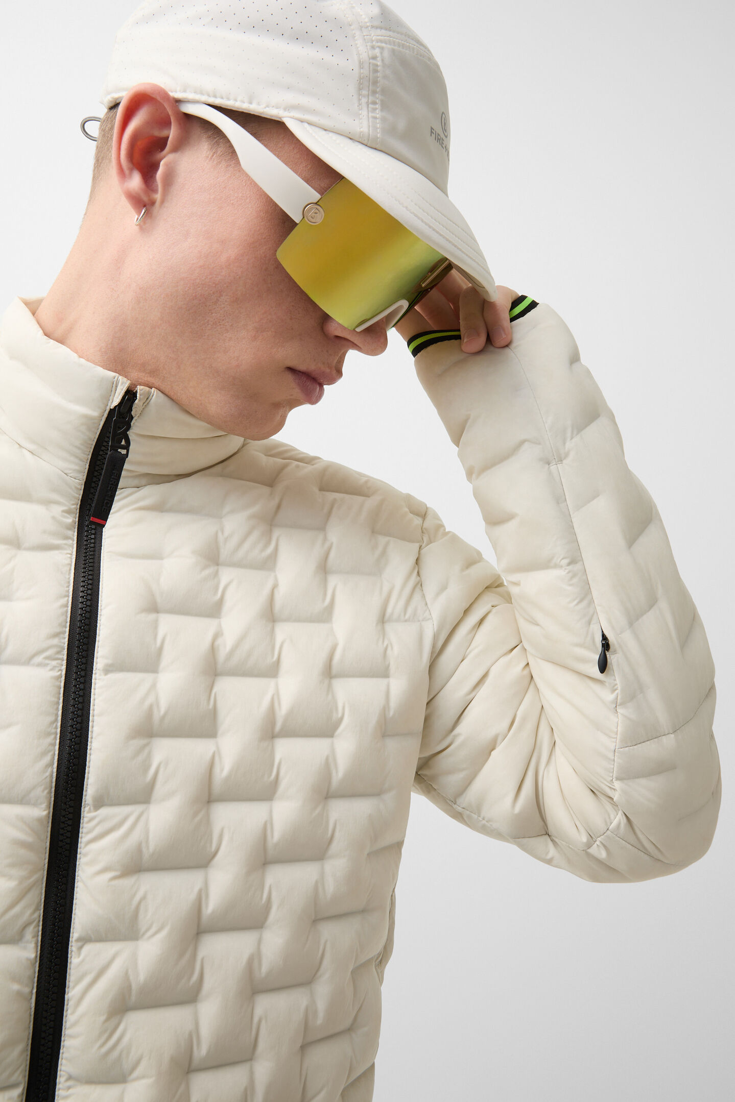 Lightweight down jacket grey Sand