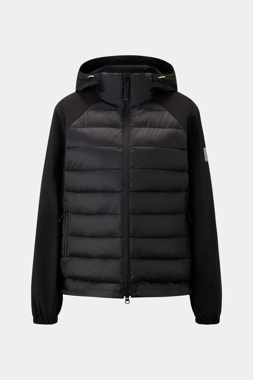 Hybrid-Steppjacke Magan Schwarz