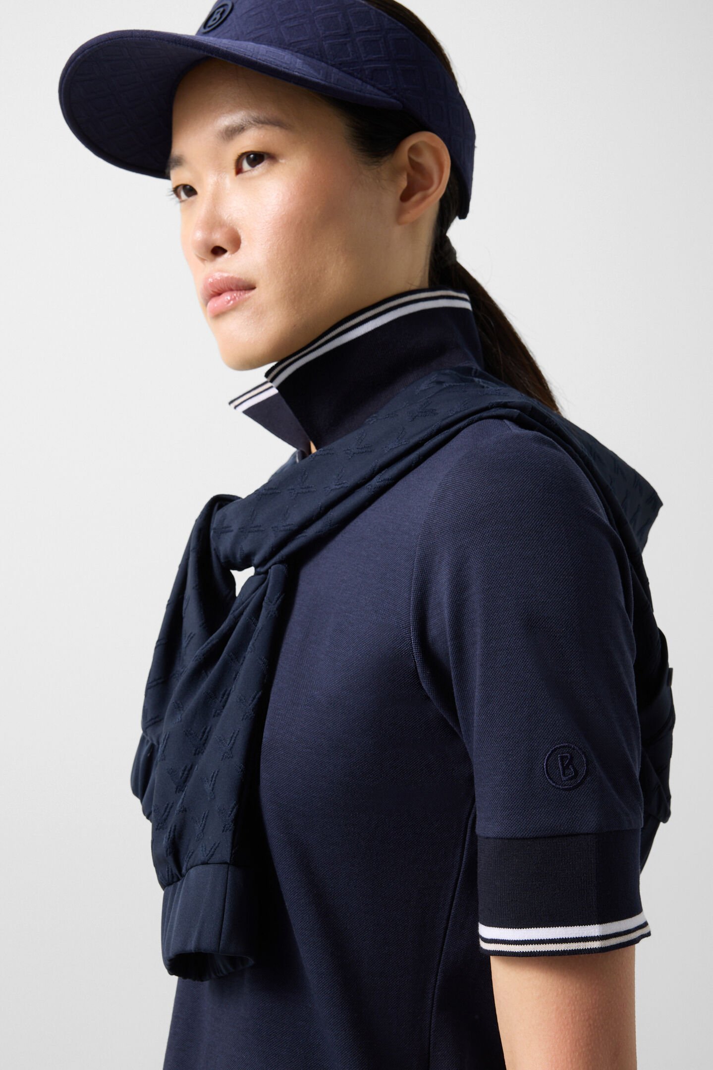 Funktons polo shirt Elenor Navy blue