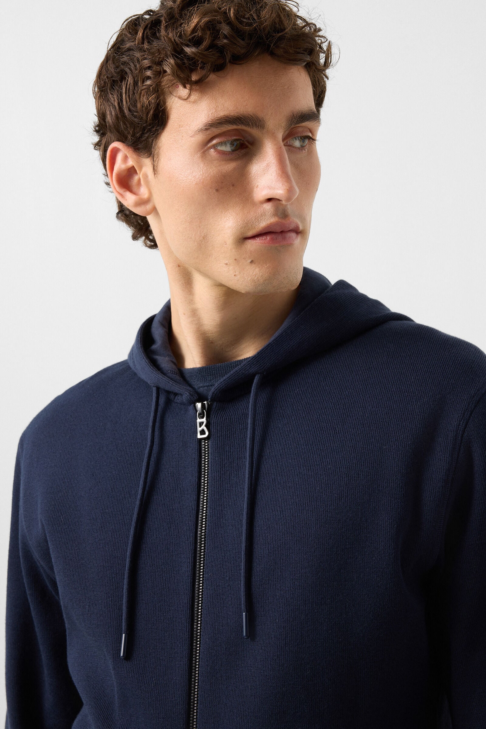 Knit jacket Laros Navy blue