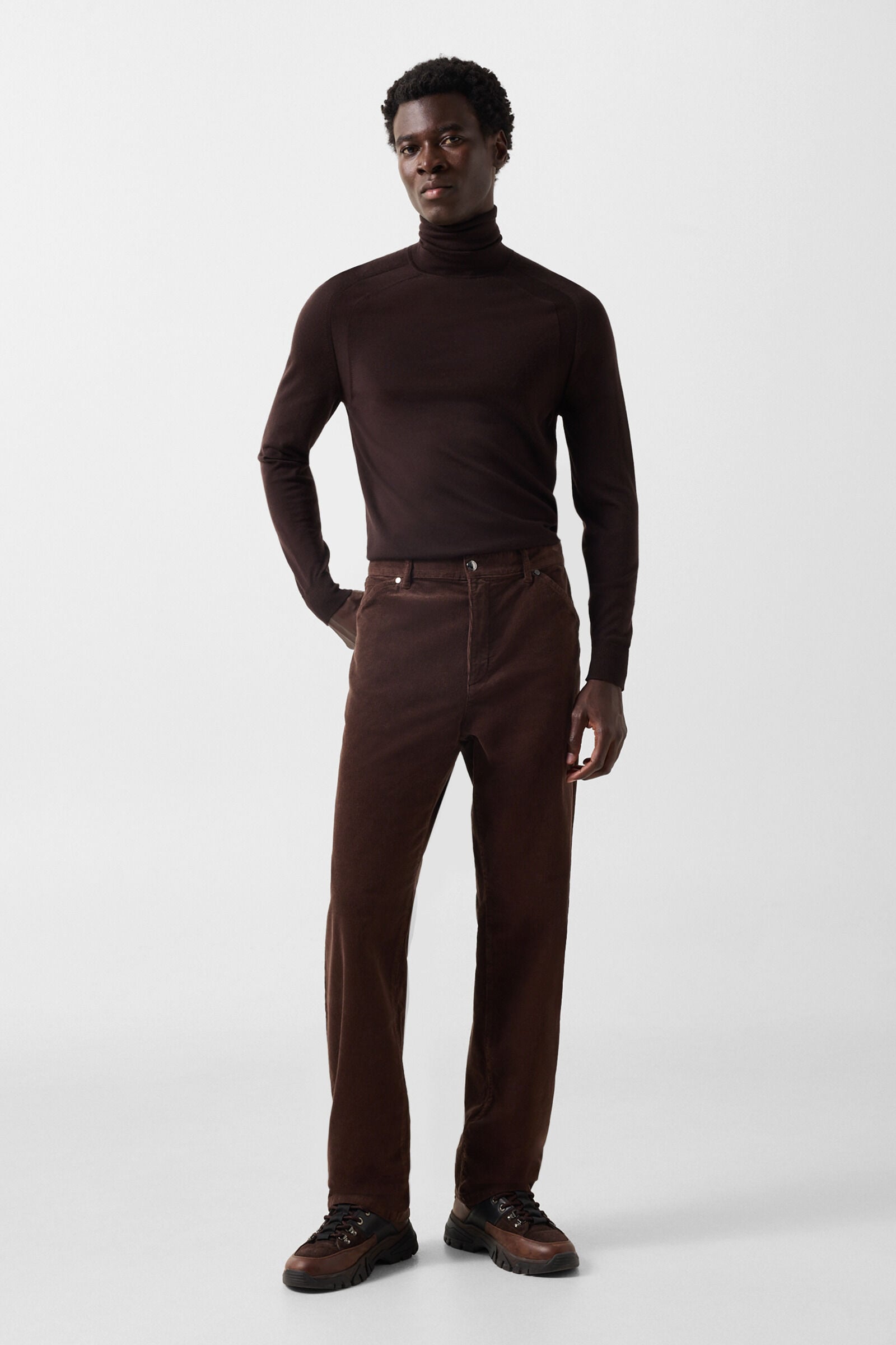 Travis corduroy trousers Coffee