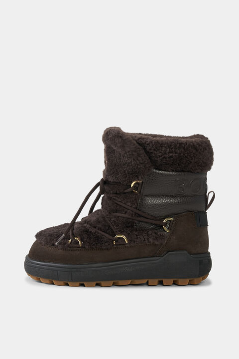 Chamonix snow boots with spikes Chocolate Chamonix snow boots with spikes Chocolate