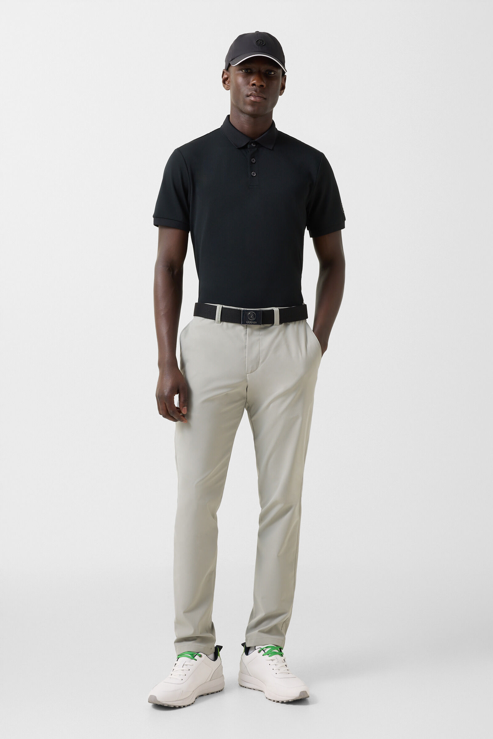 Daniel functional short-sleeved top Black