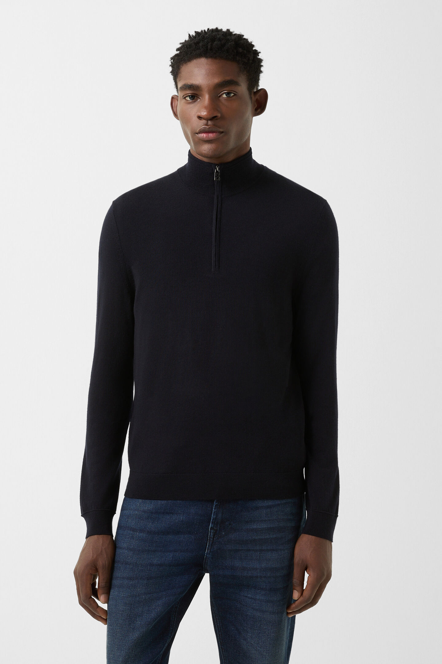 Schurwoll-Troyer Ouri Navy-Blau