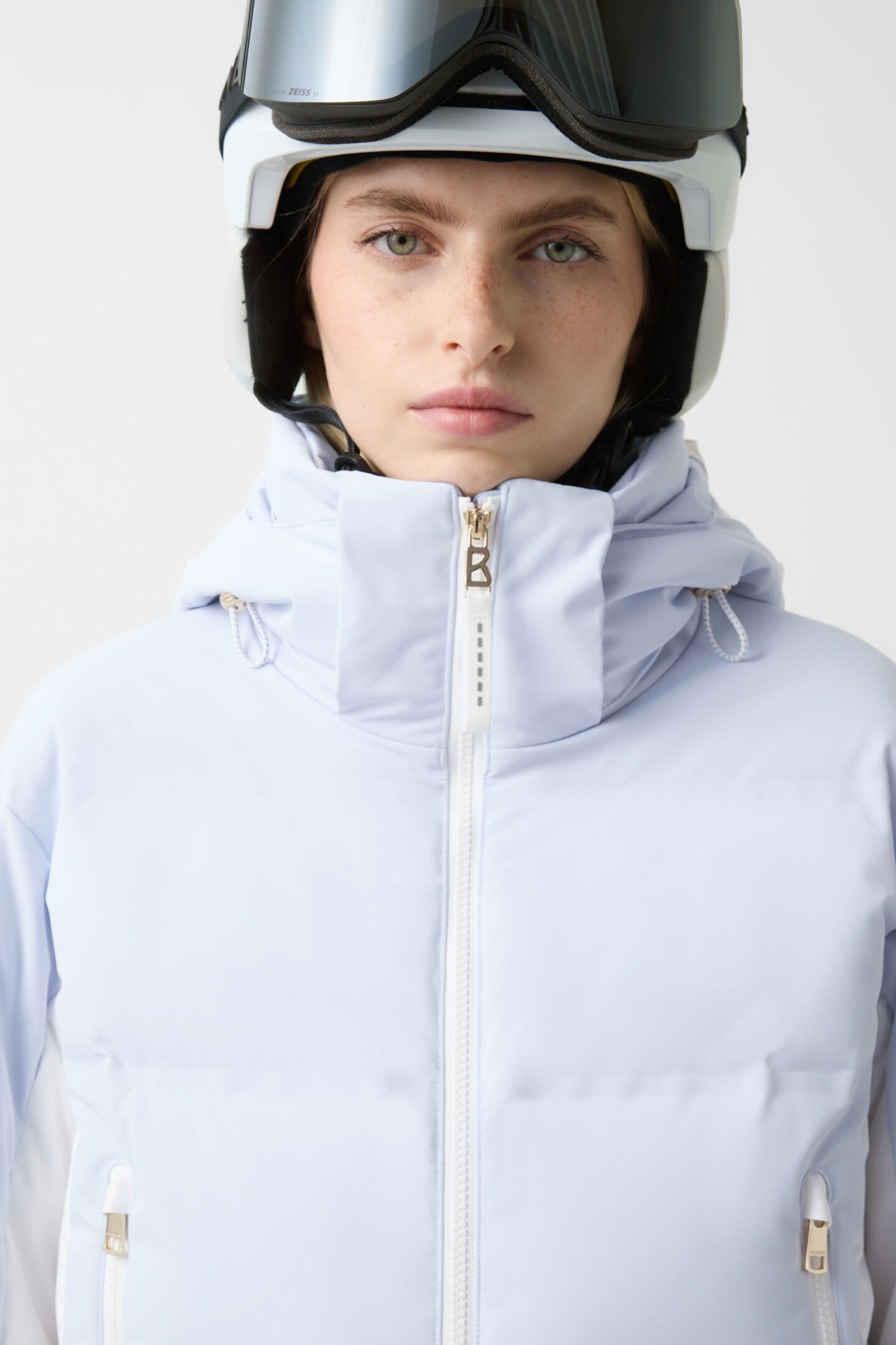 2-in-1 Ski-Daunenjacke Suri Hellblau