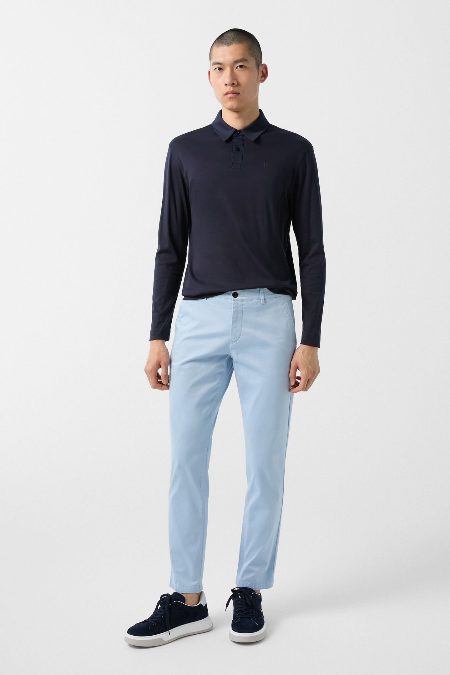 Chino Lichtblauw