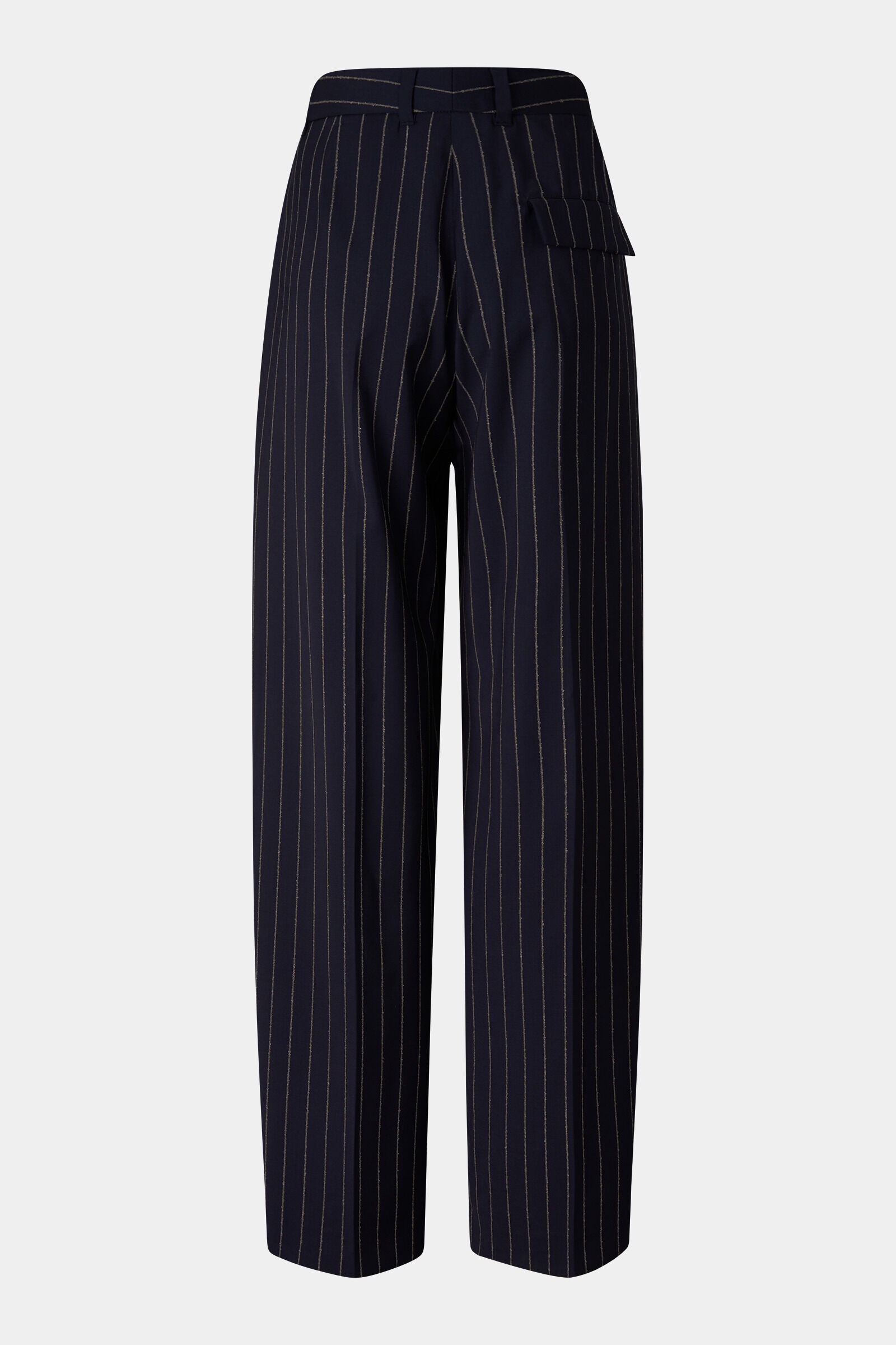 Schurwoll-Hose Joya Navy-Blau