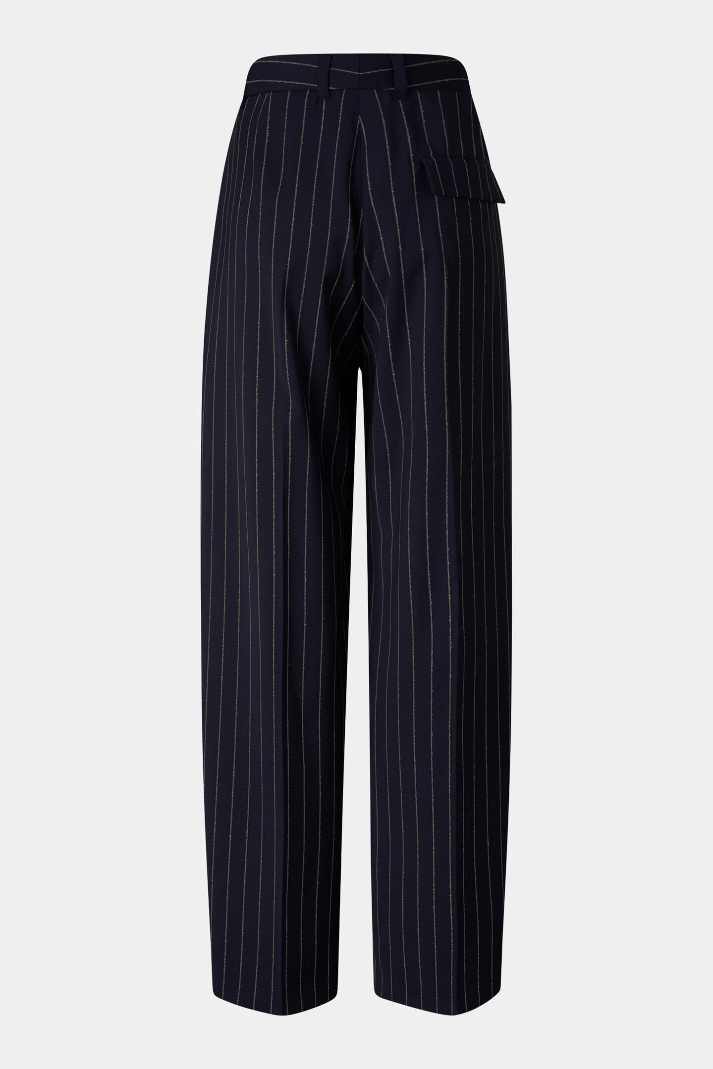 Schurwoll-Hose Joya Navy-Blau