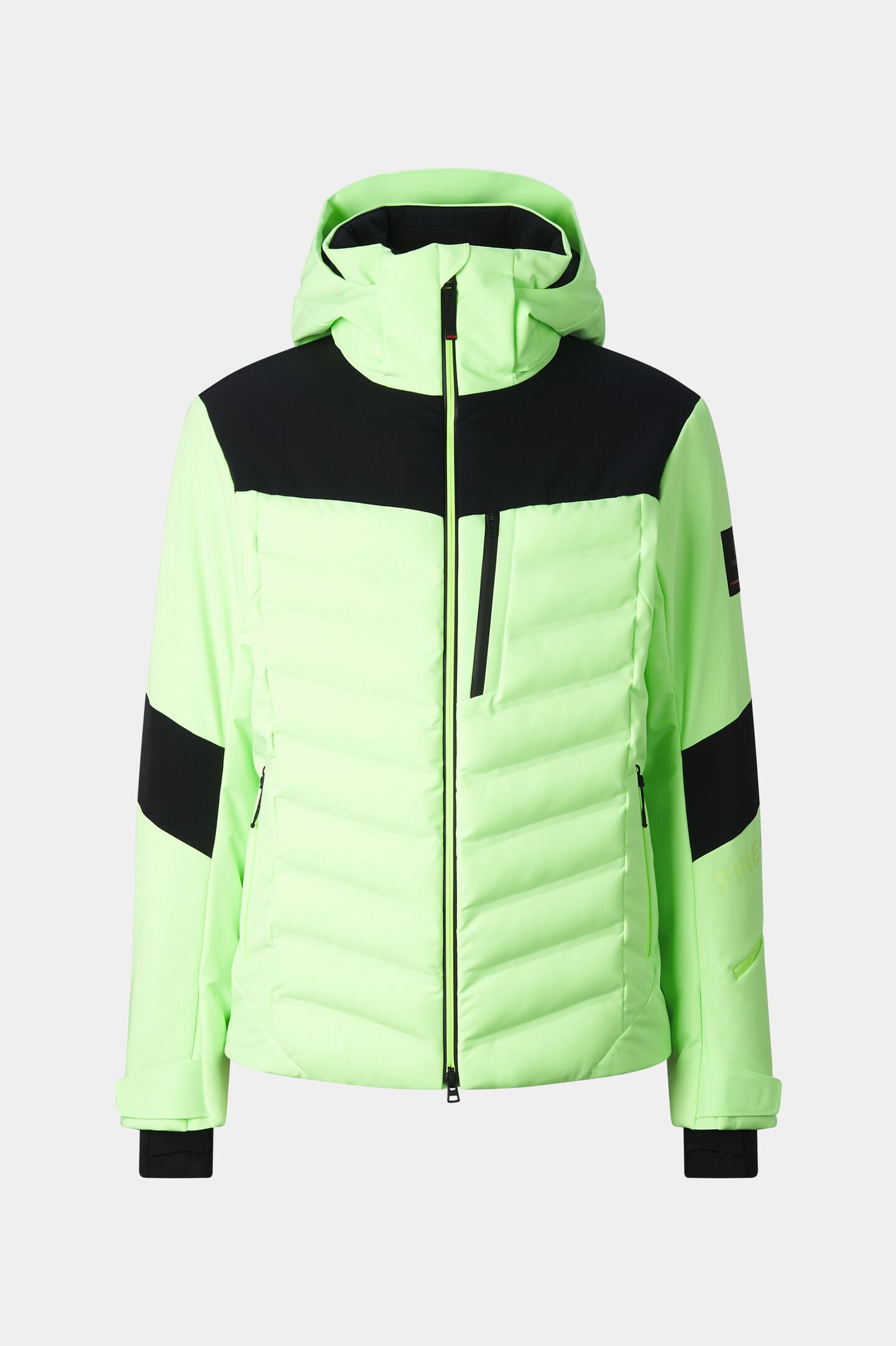 Skijacke Radek Neon-Gr&uuml;n/Schwarz