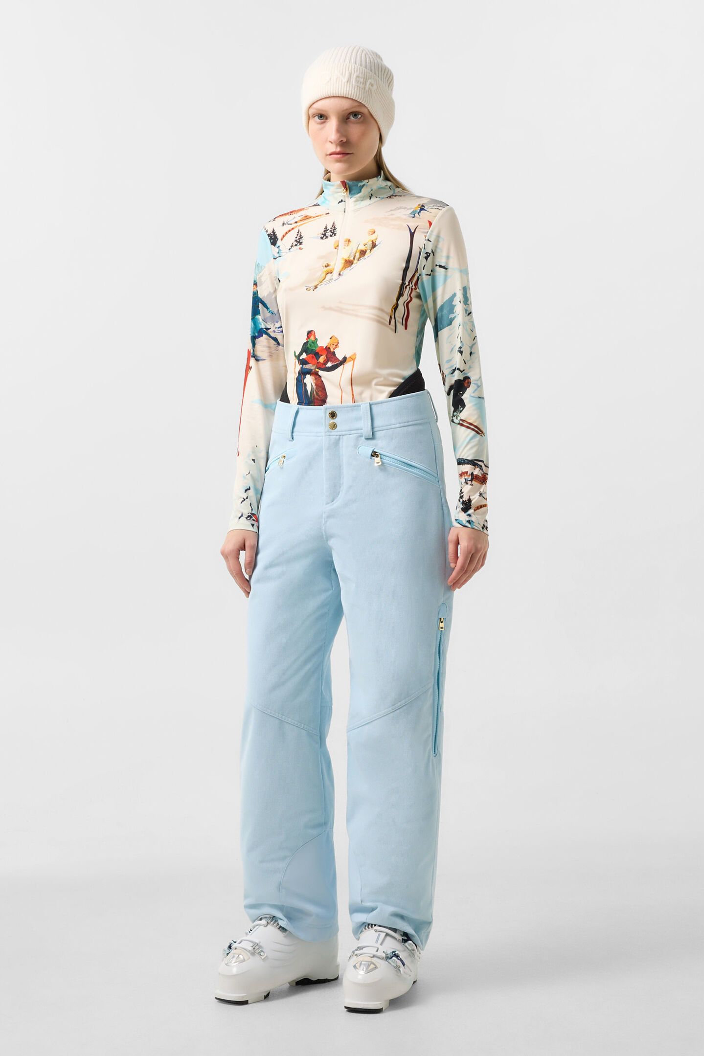 First Layer Beline Off-White/Hellblau