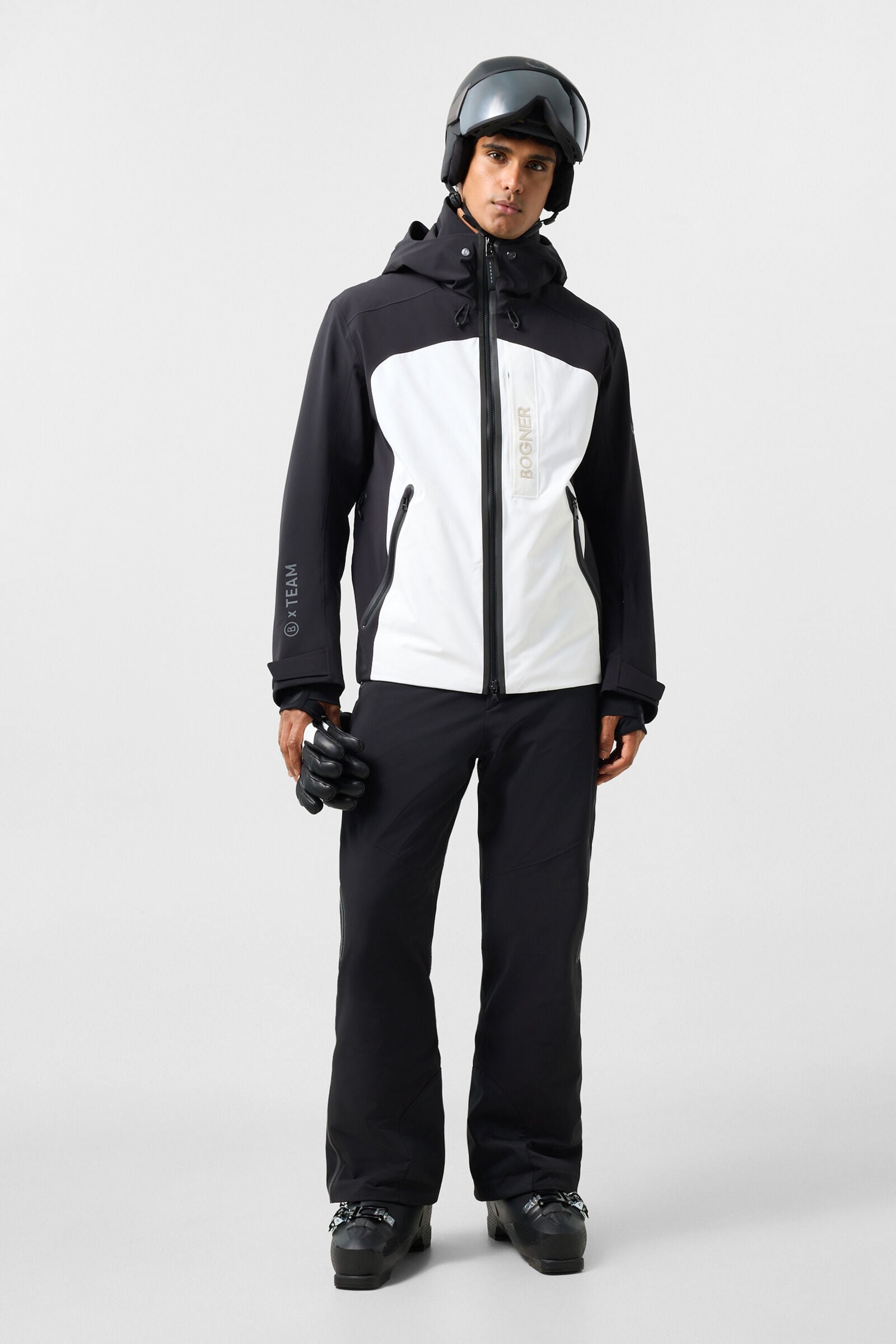 Fenno ski jacket Black and white