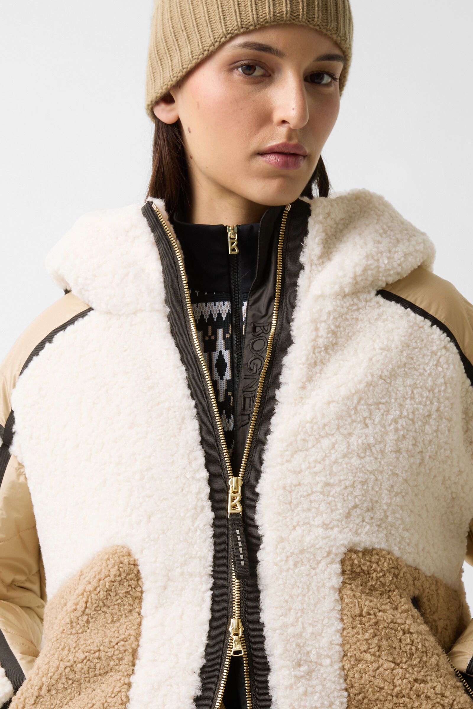 Kora ski jacket Off-white/beige