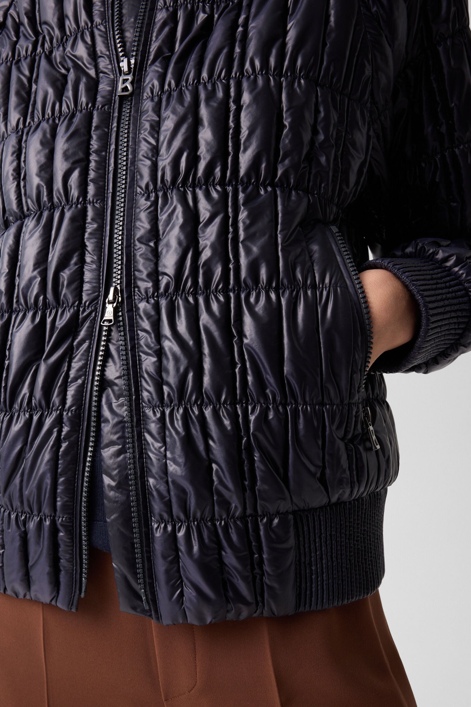 Sherry quilted jacket Navy blue