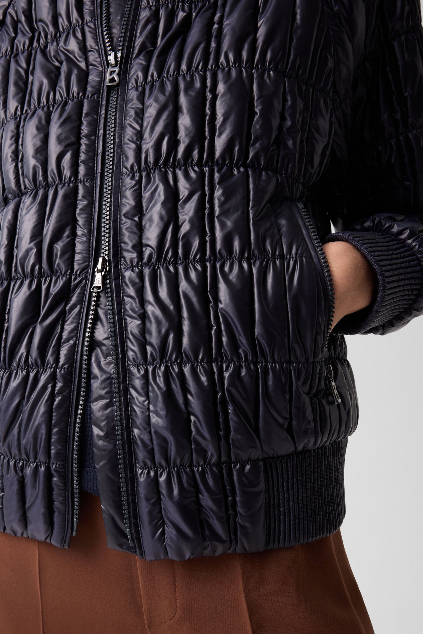 Sherry quilted jacket Navy blue