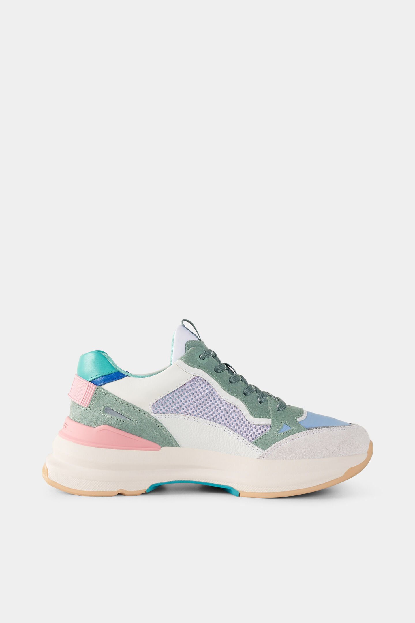 Sneaker CTP25 Green/beige/pink