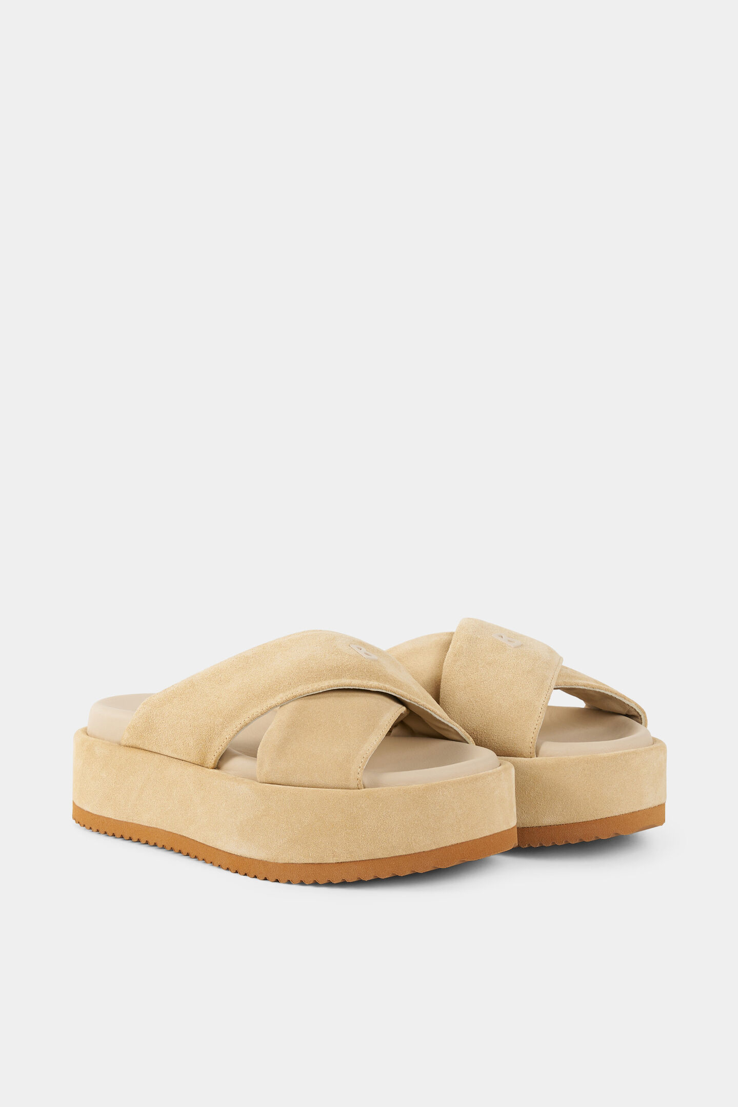 Sorrento platform sandals Beige
