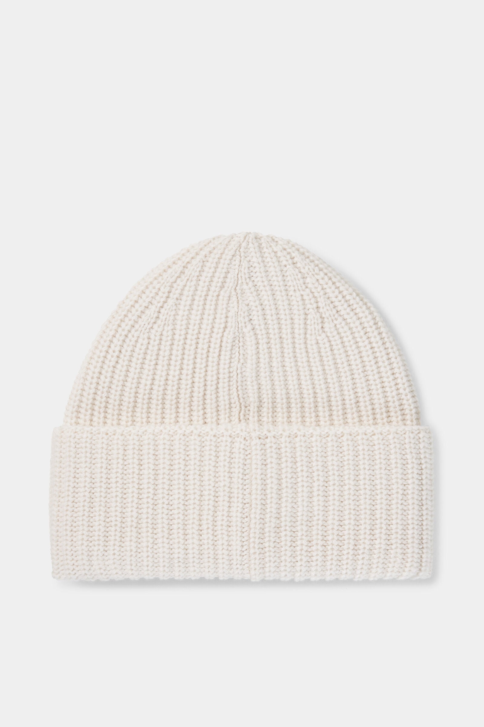 Schurwoll-Kaschmir-M&uuml;tze Larah Off-White