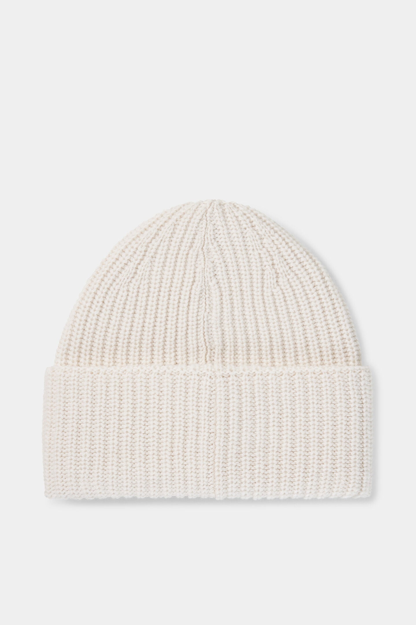 Schurwoll-Kaschmir-M&uuml;tze Larah Off-White