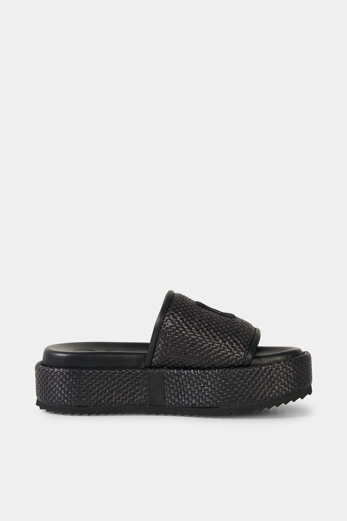 Sorrento platform sandals Black