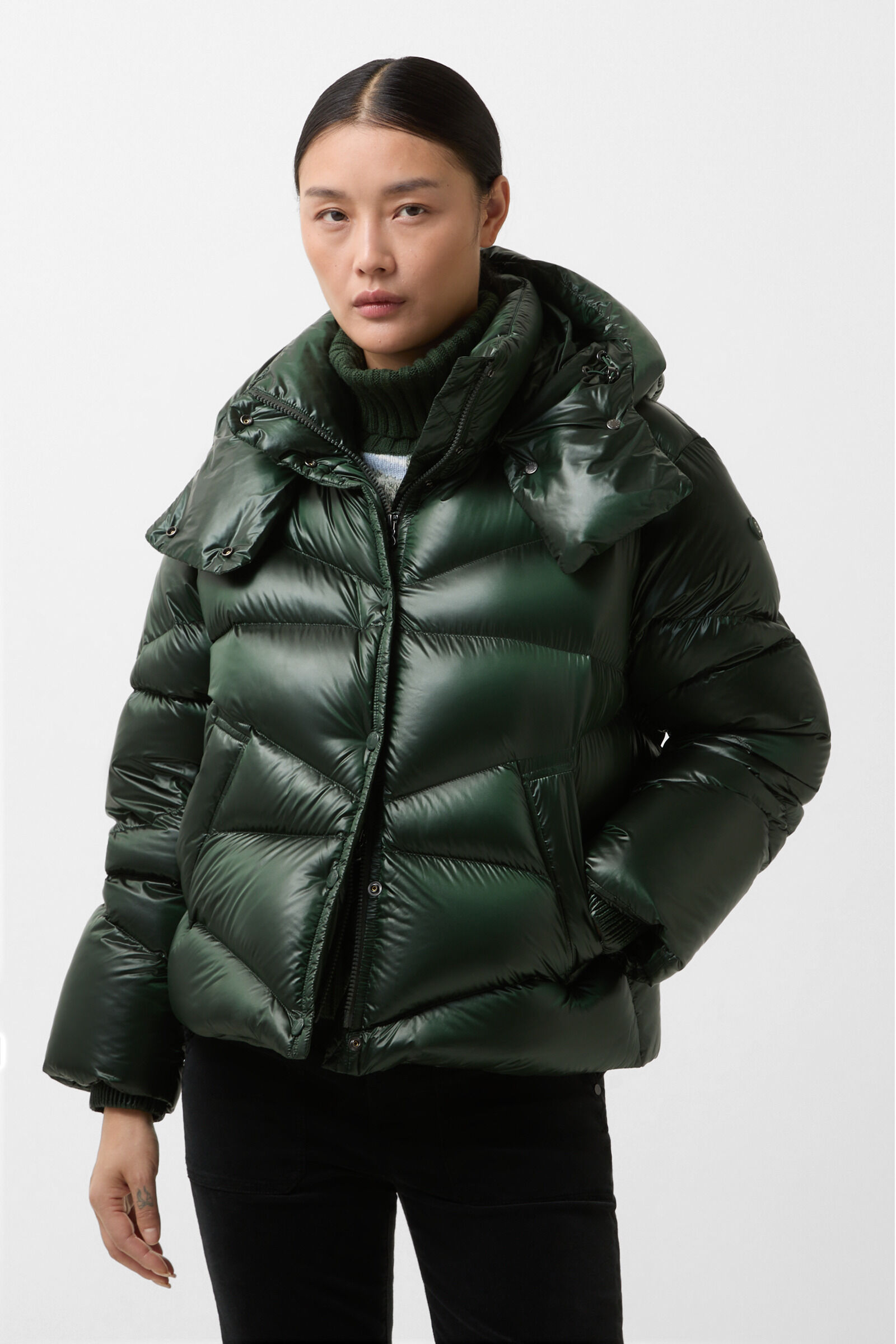 Xally down jacket Dark green
