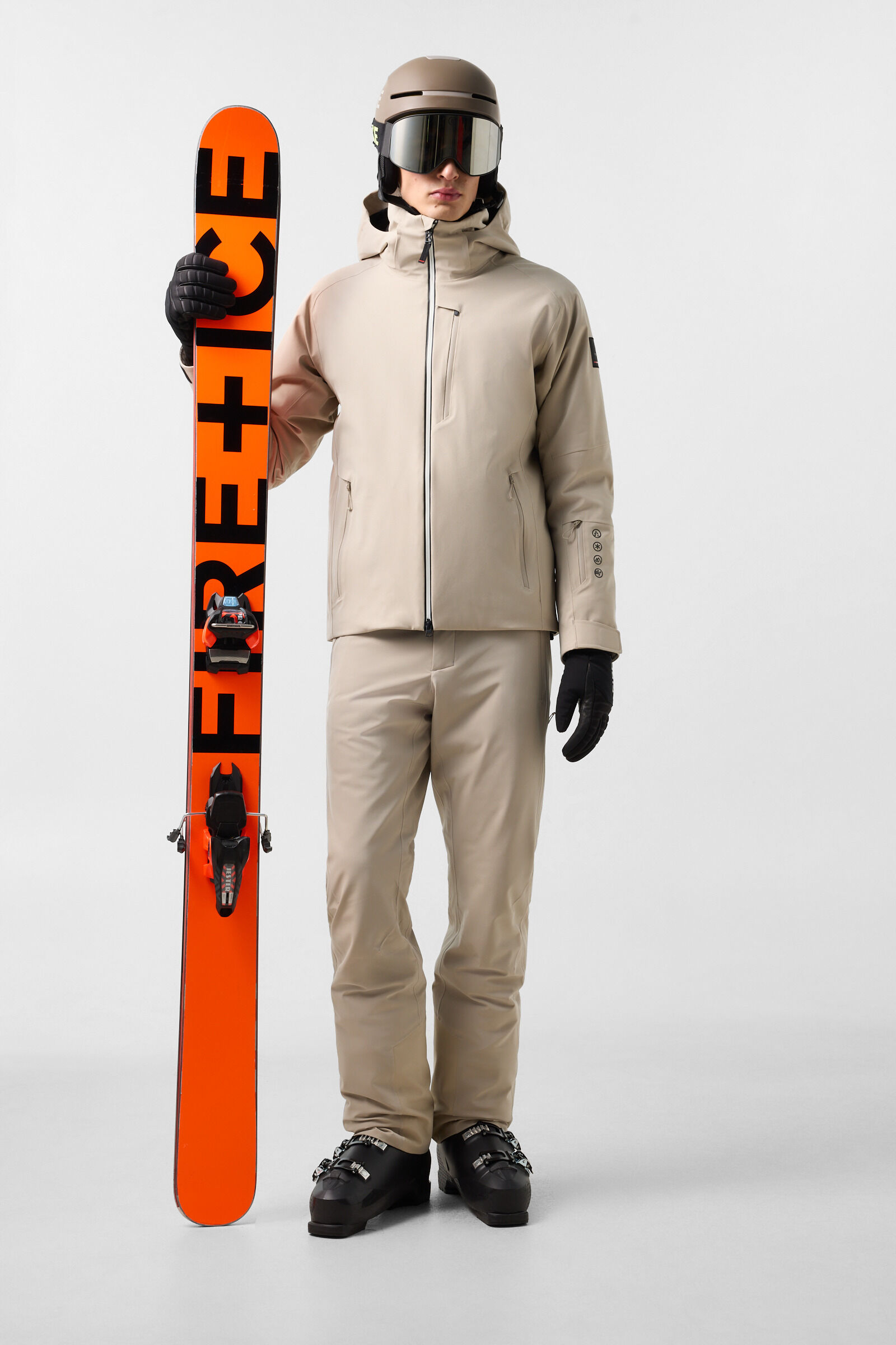 Skijacke Eason Beige