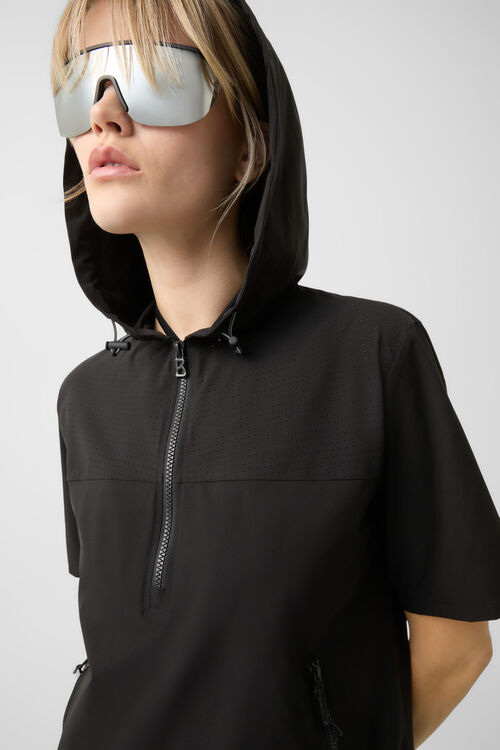 Valerie hoodie dress Black