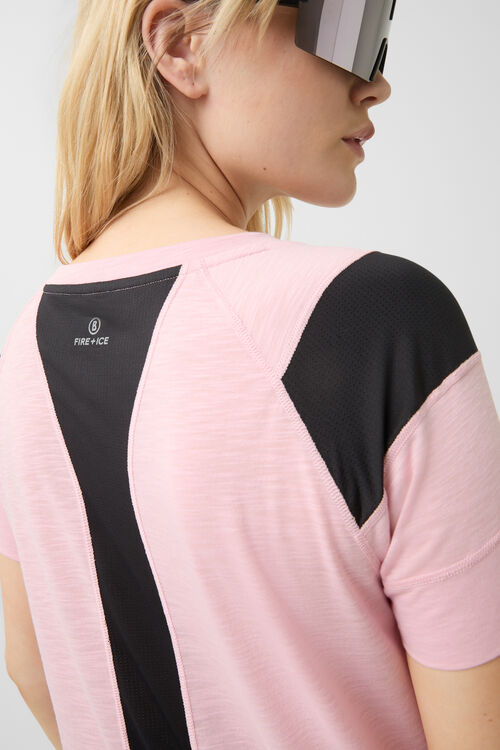 Shirt Helene Rosa/Schwarz