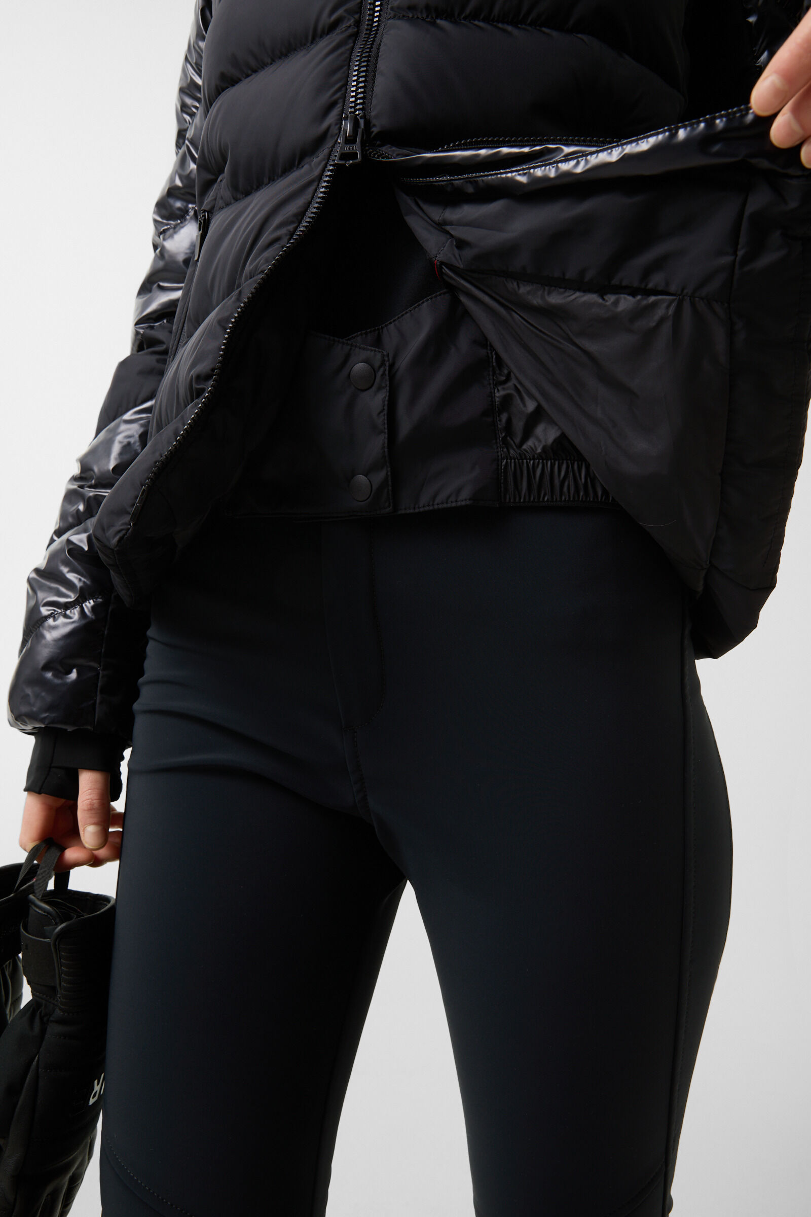 Farina quilted jacket Black